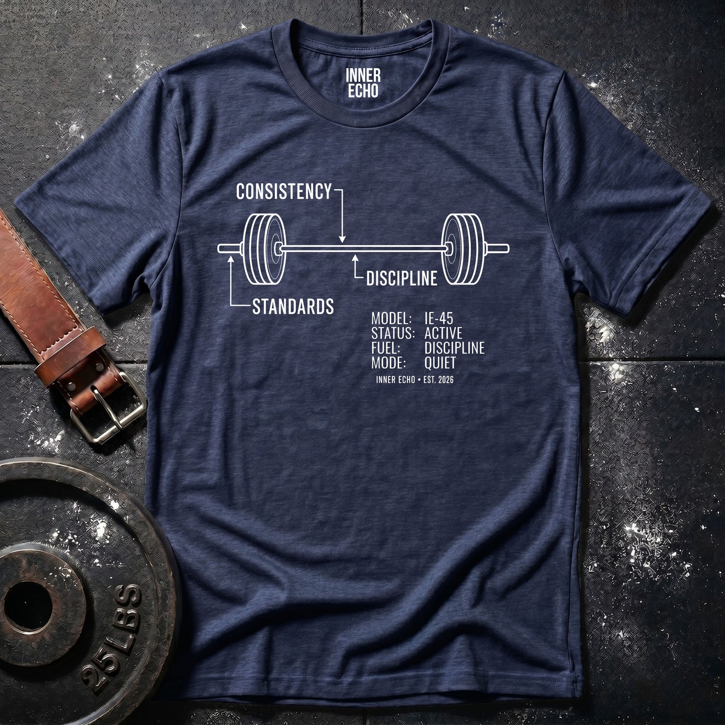 Training Blueprint Barbell — Tee