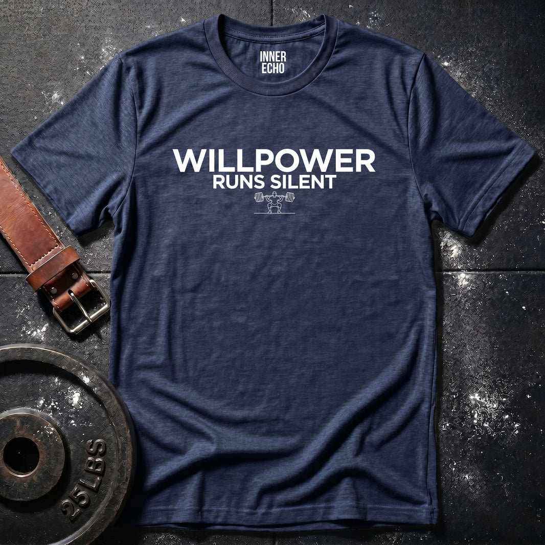 WILLPOWER RUNS SILENT — Tee
