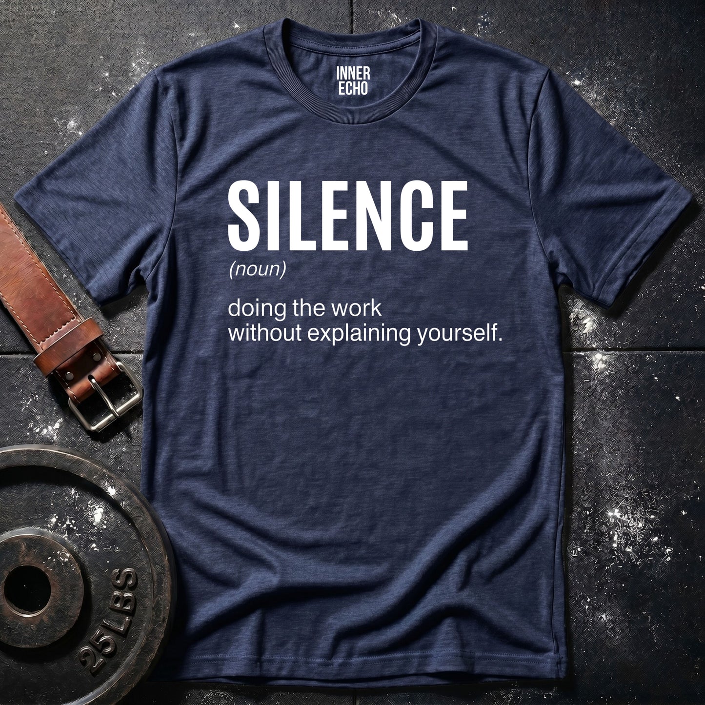 SILENCE (noun) — Tee