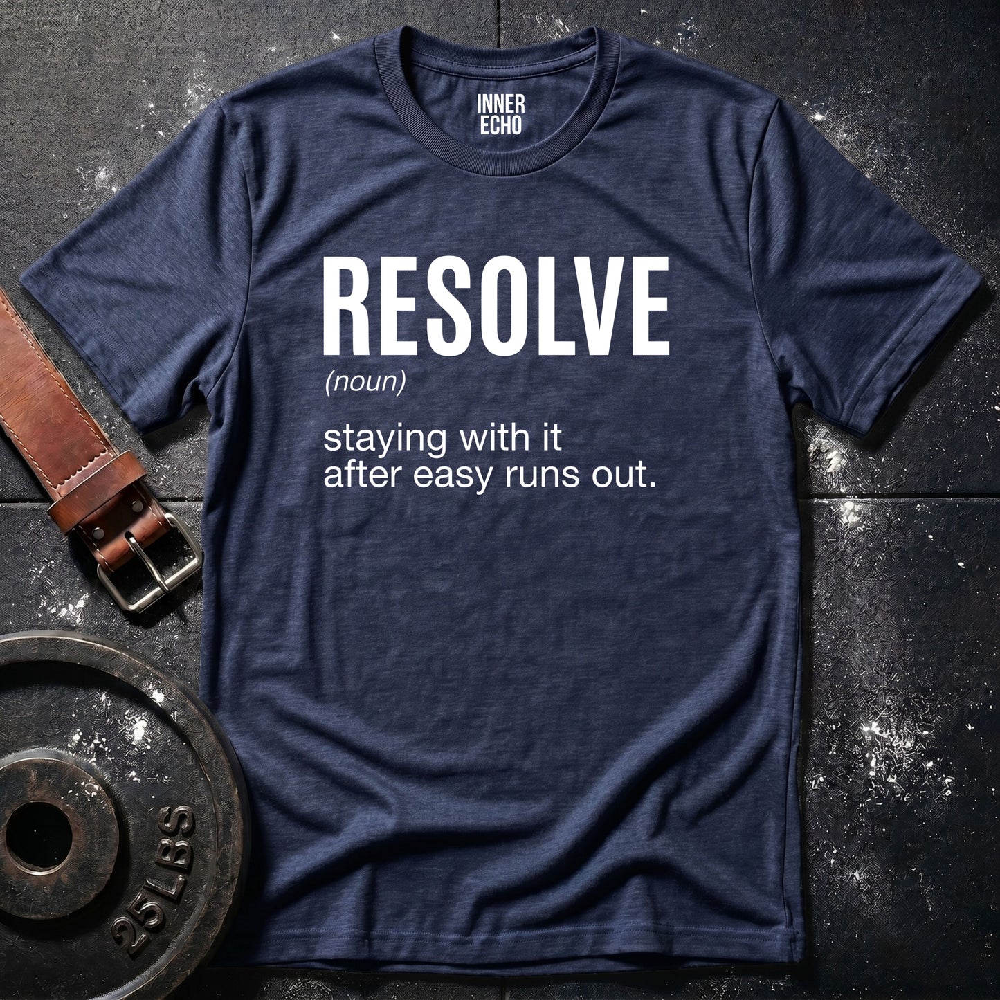 RESOLVE (noun) — Tee
