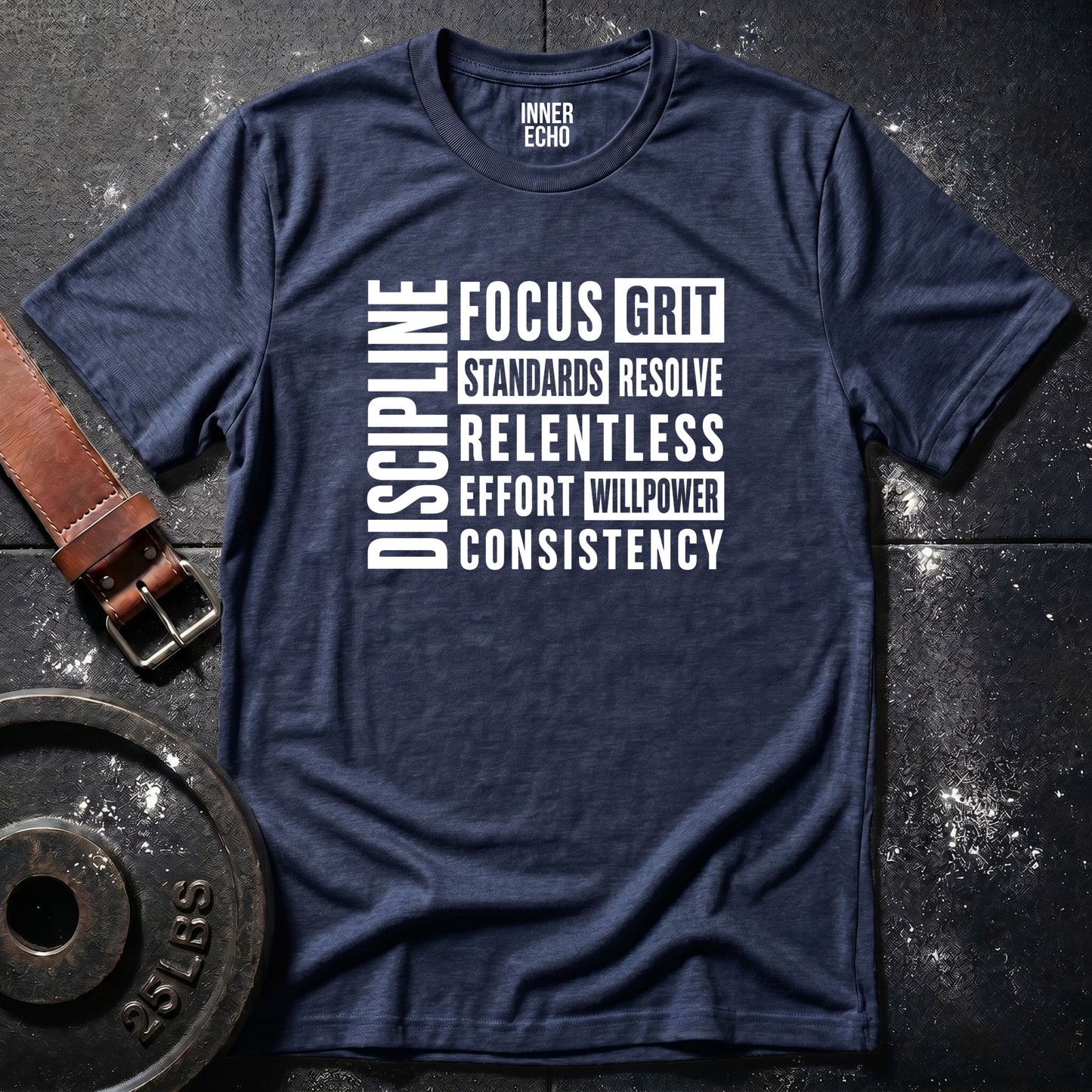DISCIPLINE Stack — T-Shirt