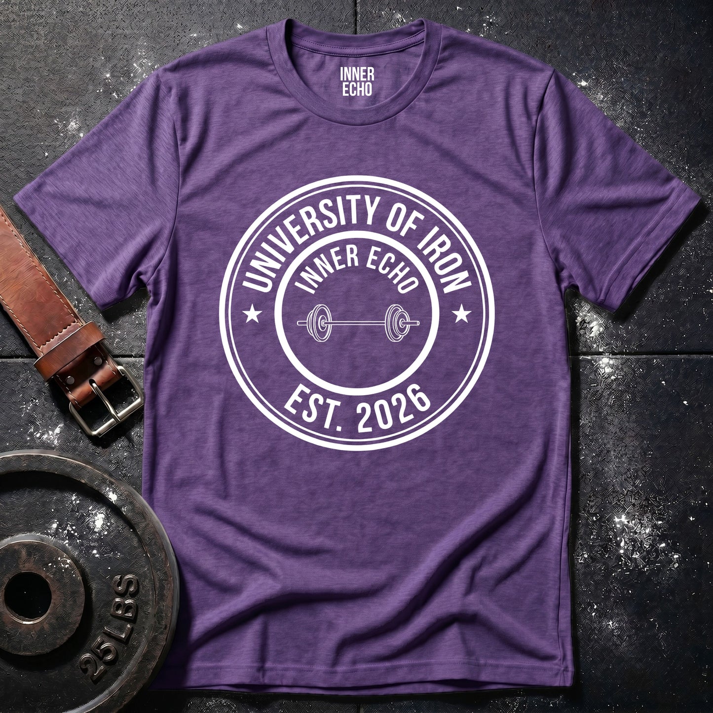 UNIVERSITY OF IRON — Tee
