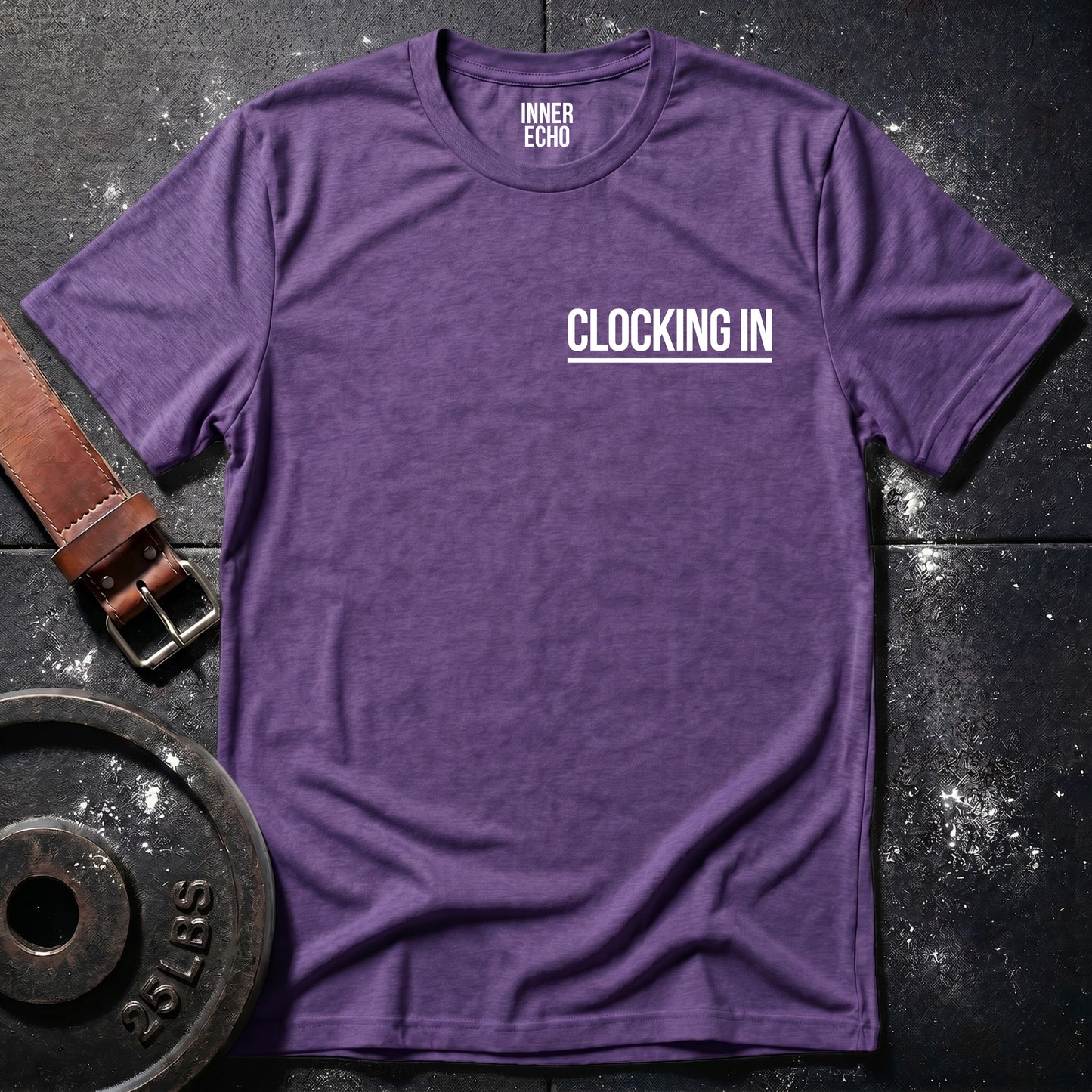 CLOCKING IN Chest Pocket — T-Shirt
