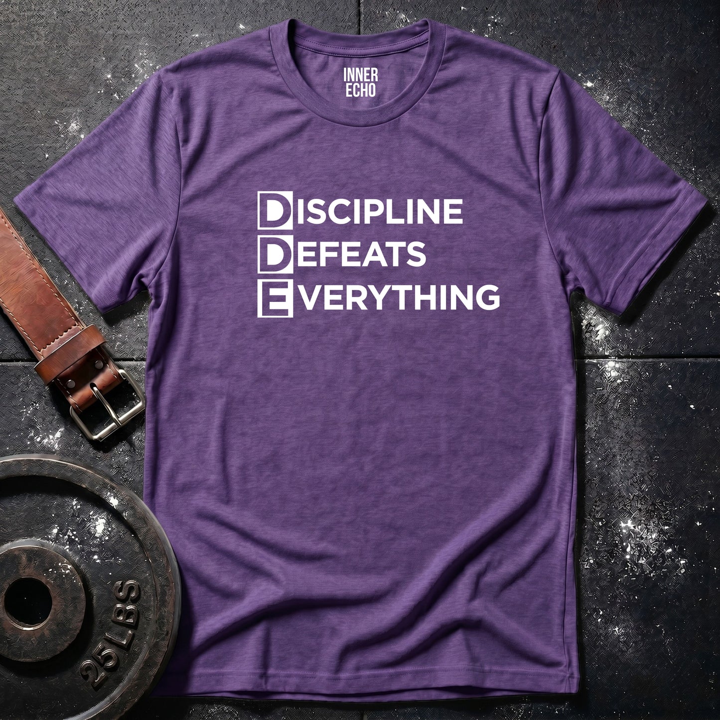 DISCIPLINE DEAFEATS EVERYTHING — Tee