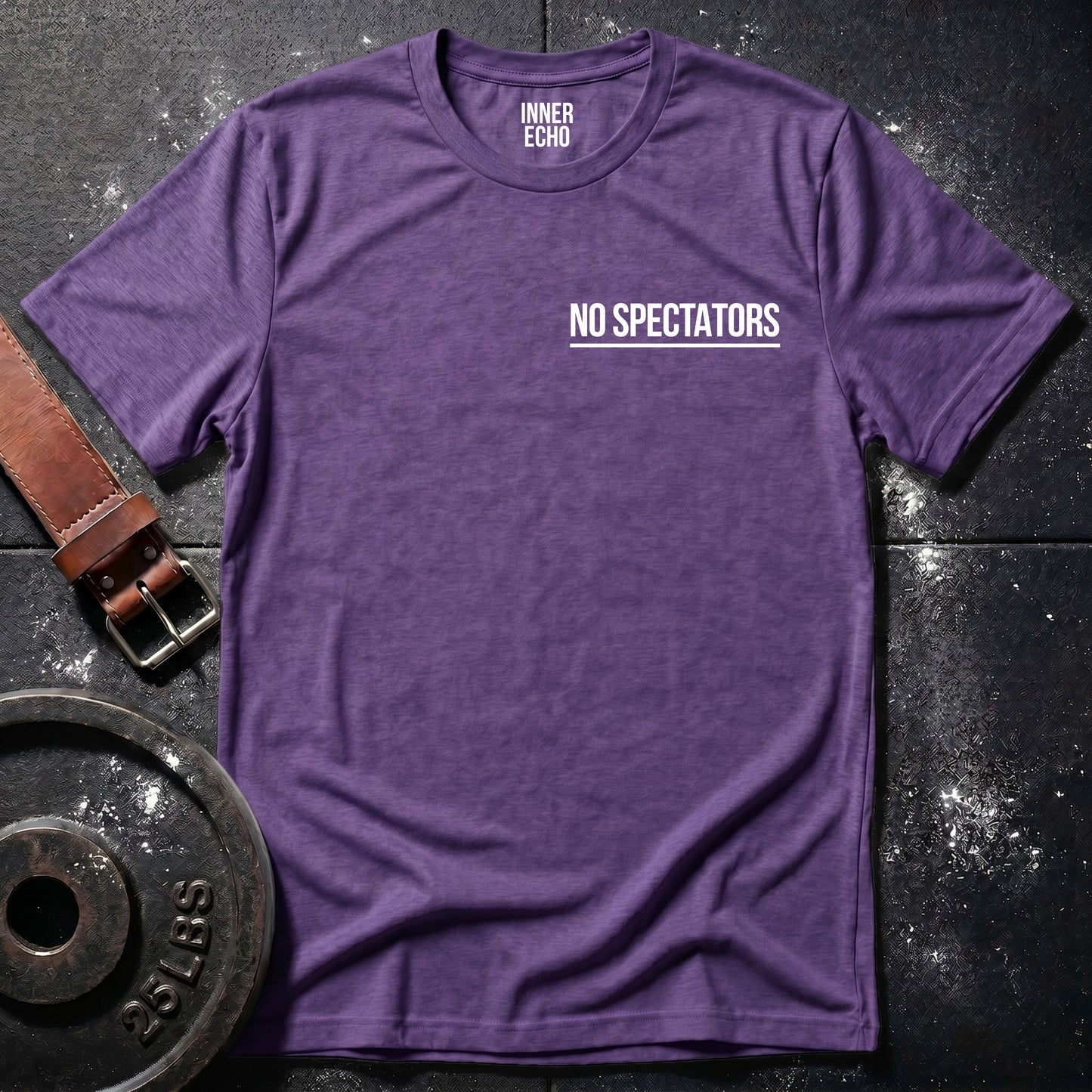 NO SPECTATORS Chest Pocket — Tee
