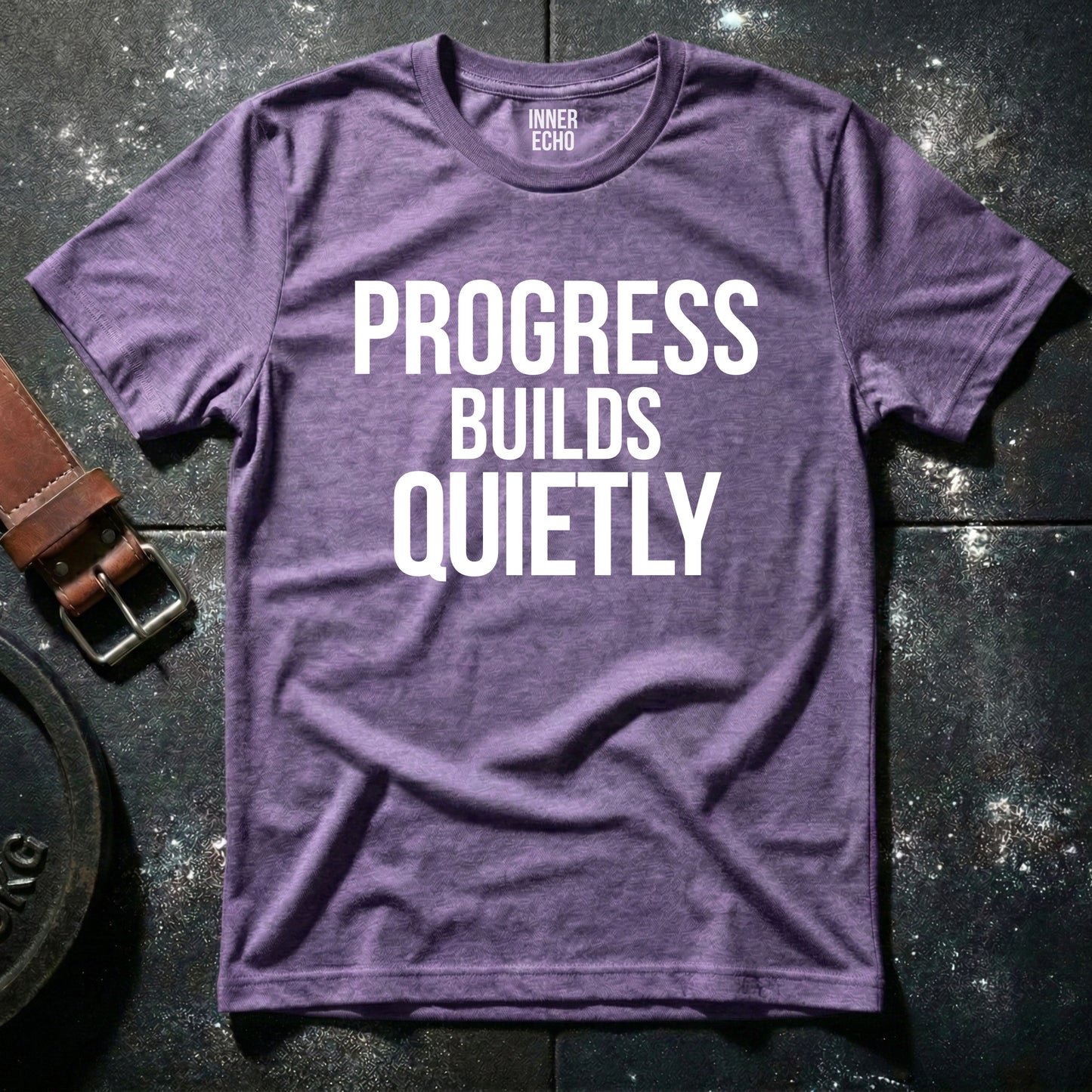 PROGRESS BUILDS QUIETLY — T-Shirt