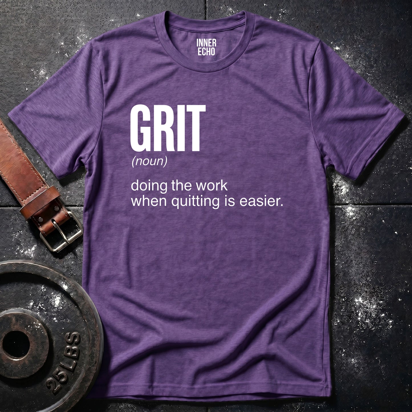 GRIT (noun) — Tee
