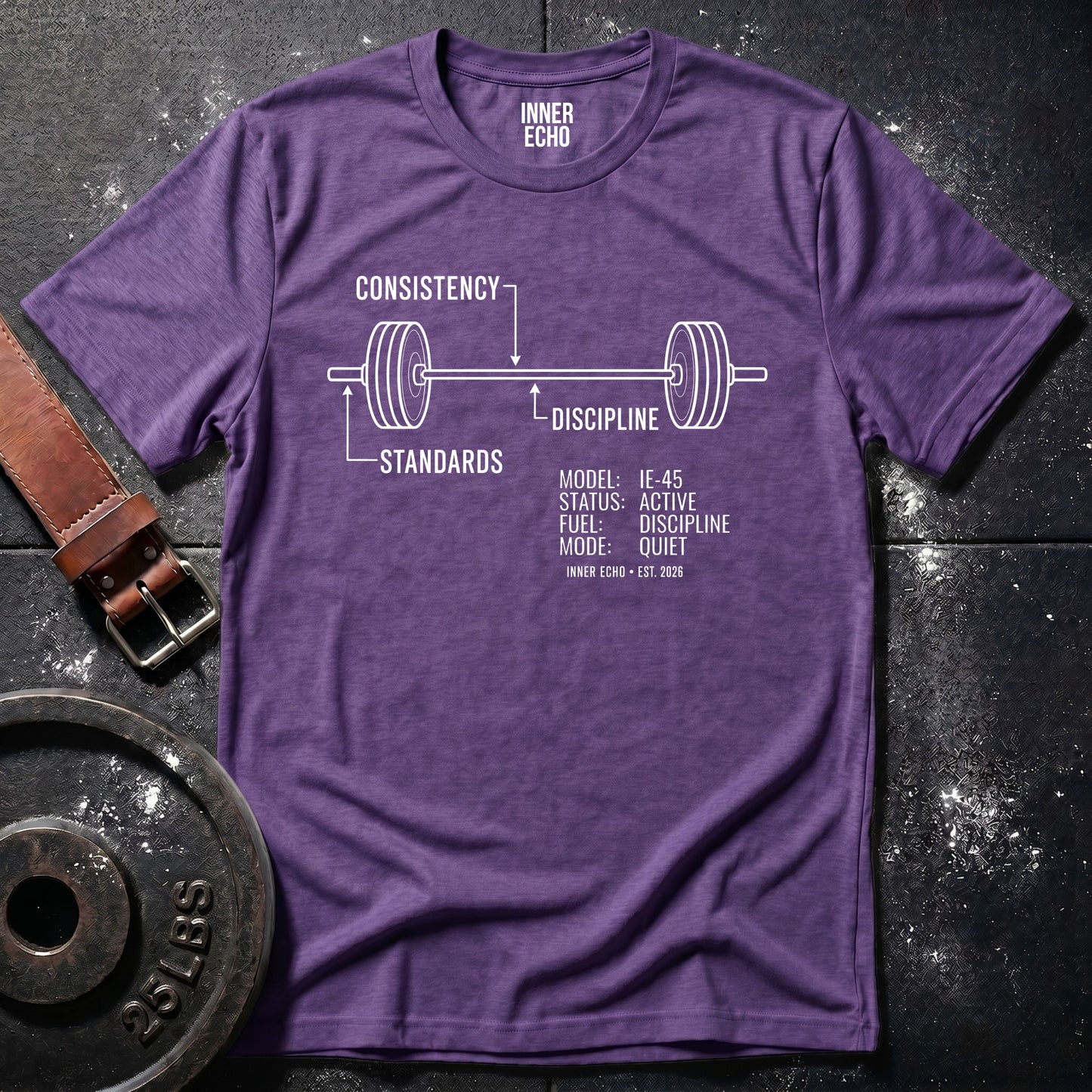 Training Blueprint Barbell — Tee