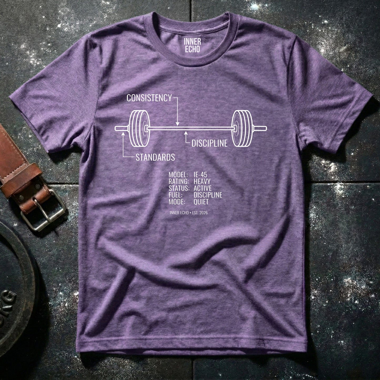 Training Blueprint Barbell — T-Shirt
