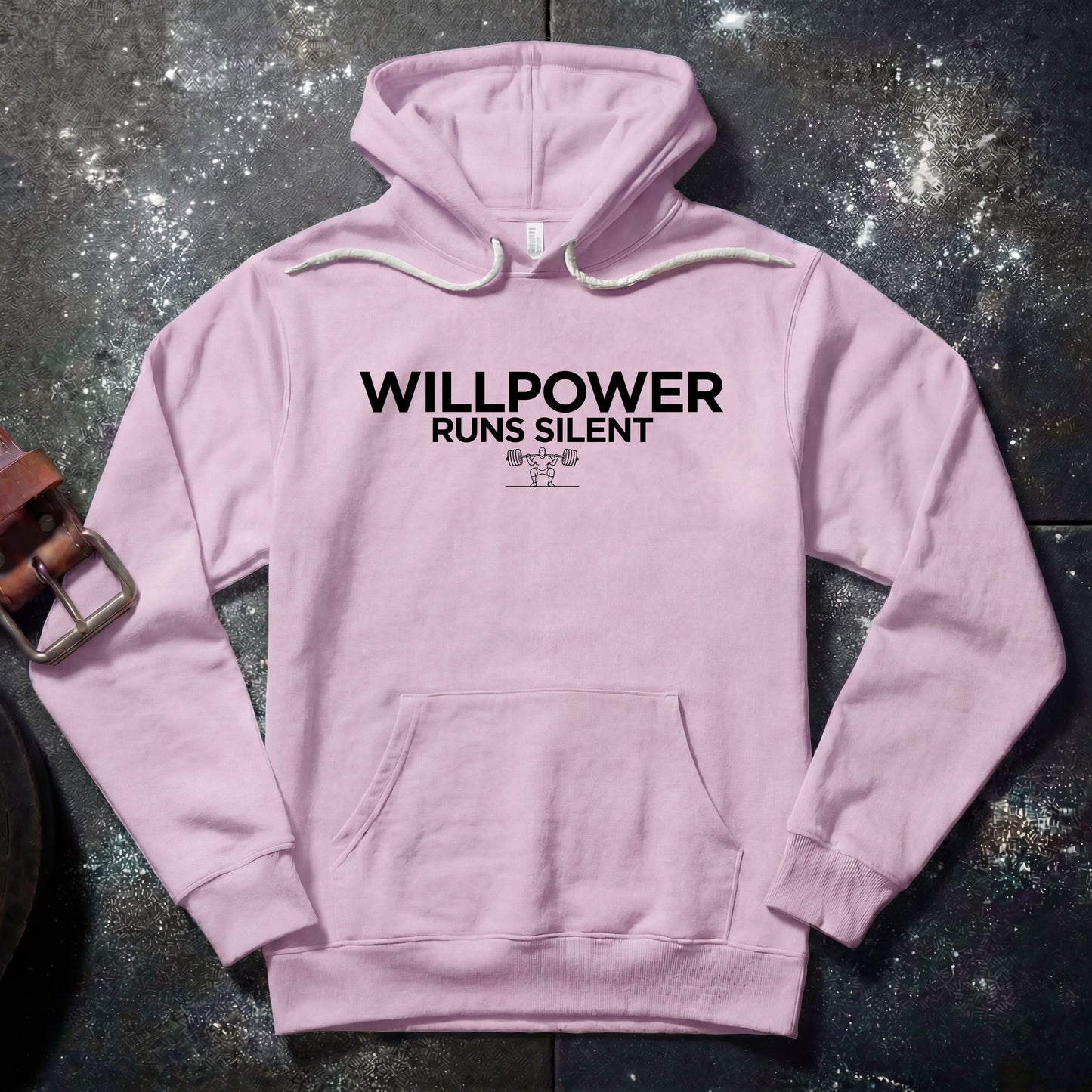 WILLPOWER RUNS SILENT — Hoodie