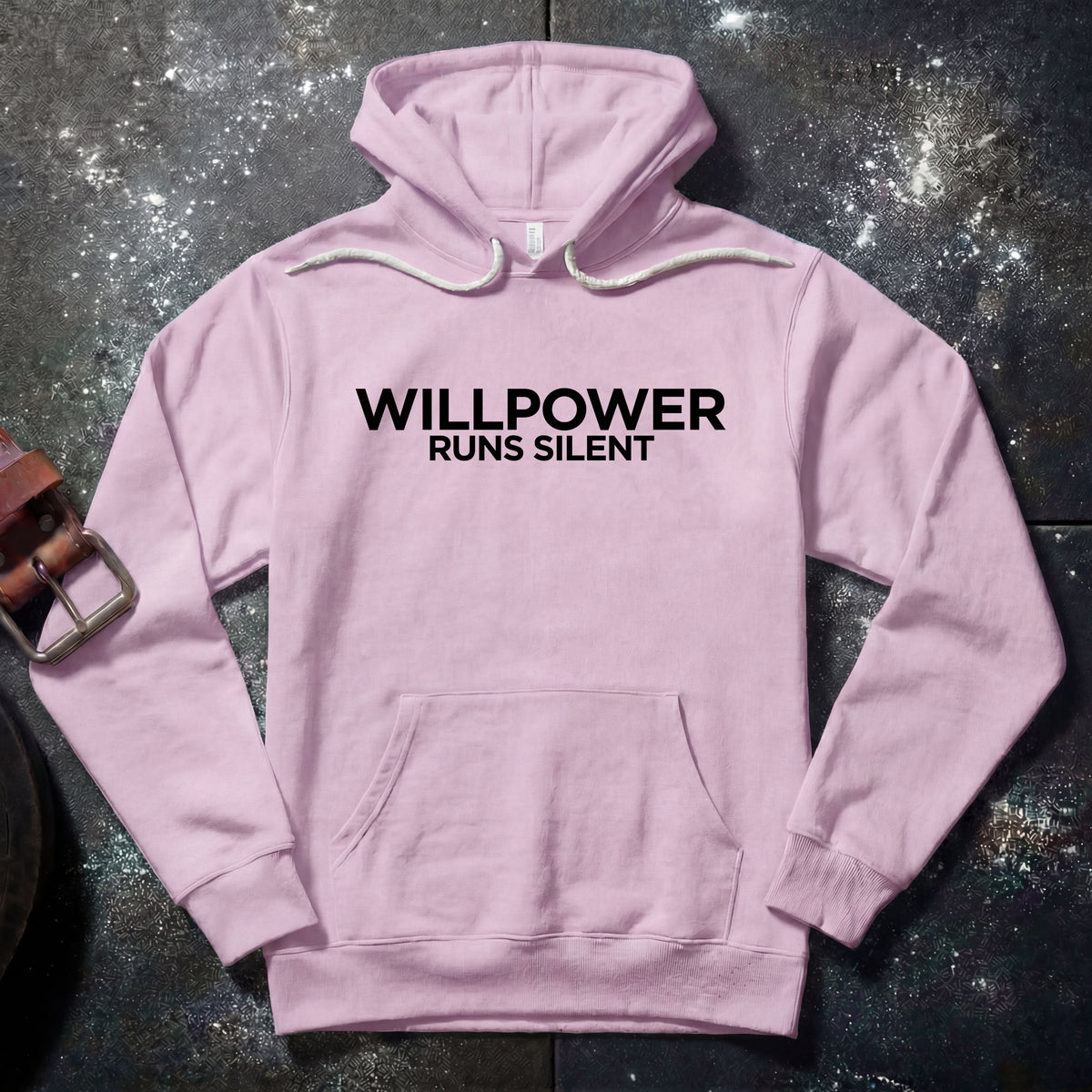 WILLPOWER RUNS SILENT — Hoodie