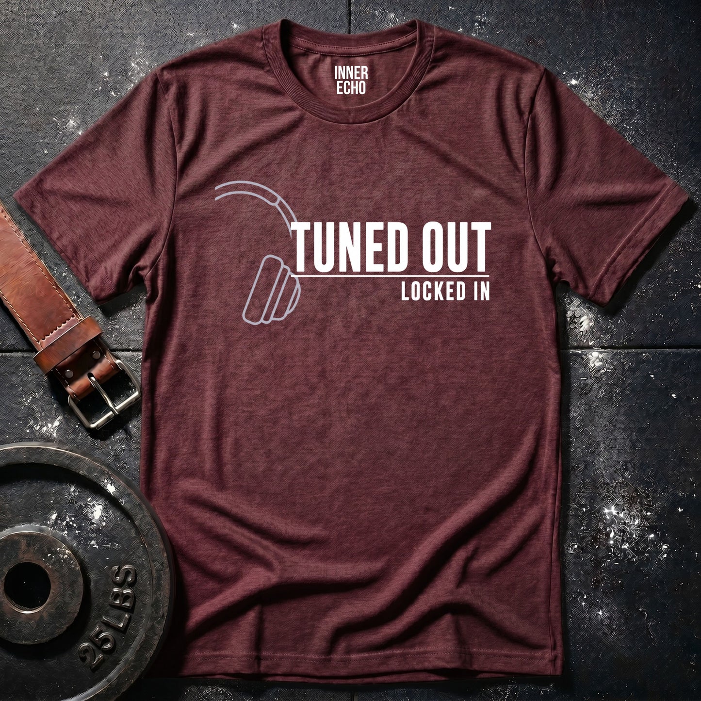 TUNED OUT Headphones — Tee