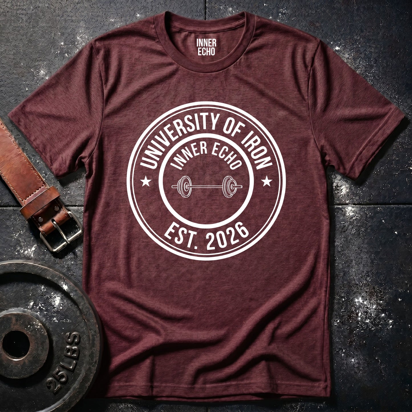 UNIVERSITY OF IRON — Tee
