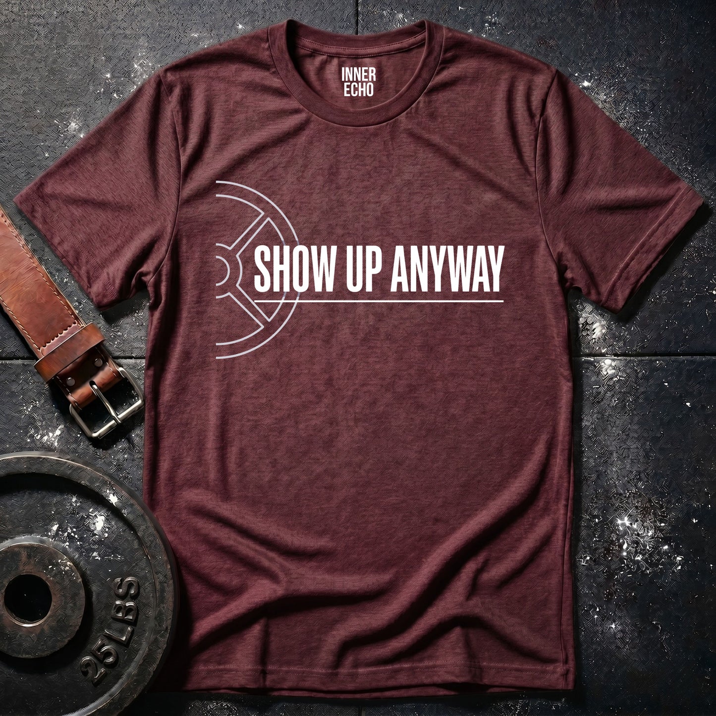 SHOW UP Plate — T-Shirt