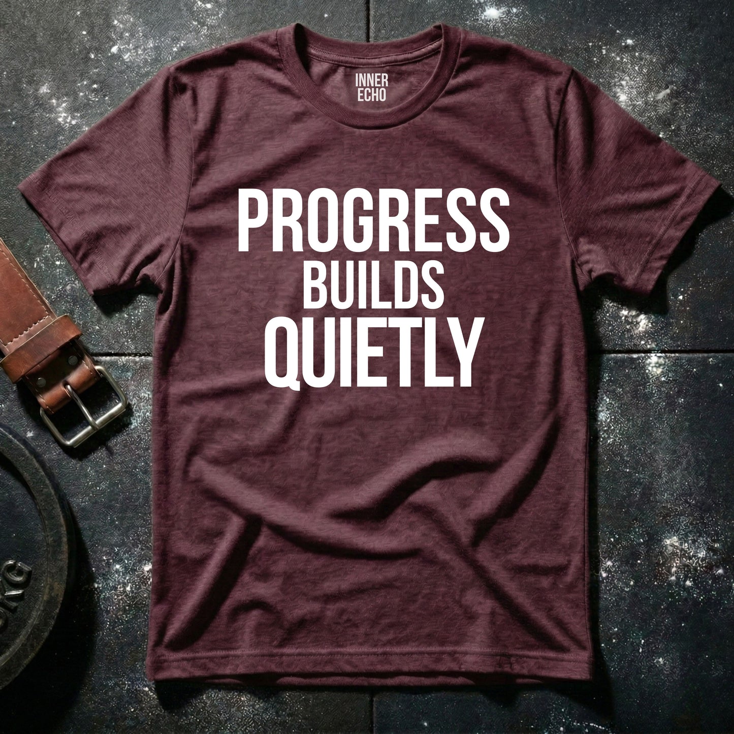 PROGRESS BUILDS QUIETLY — T-Shirt