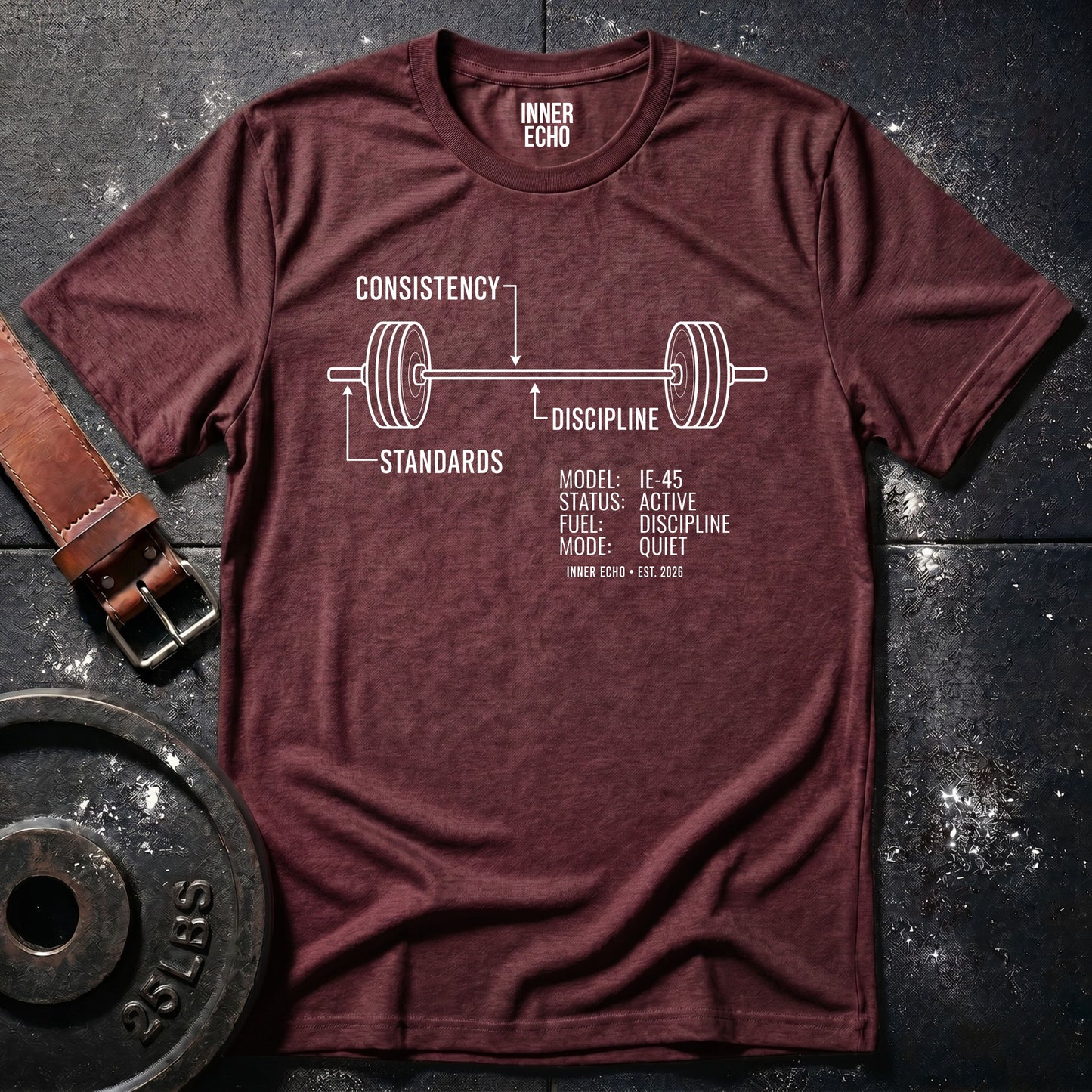 Training Blueprint Barbell — Tee