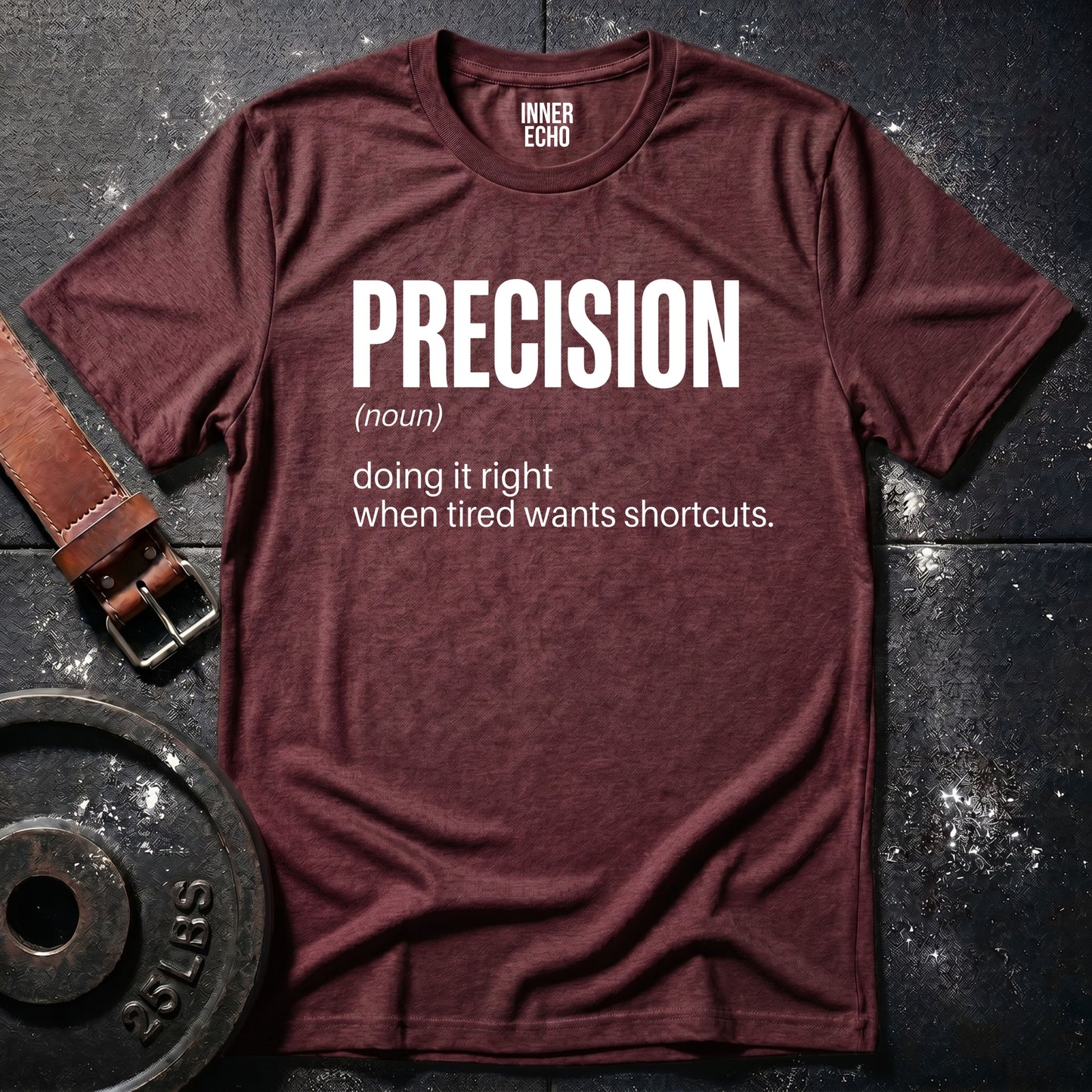 PRECISION (noun) — Tee