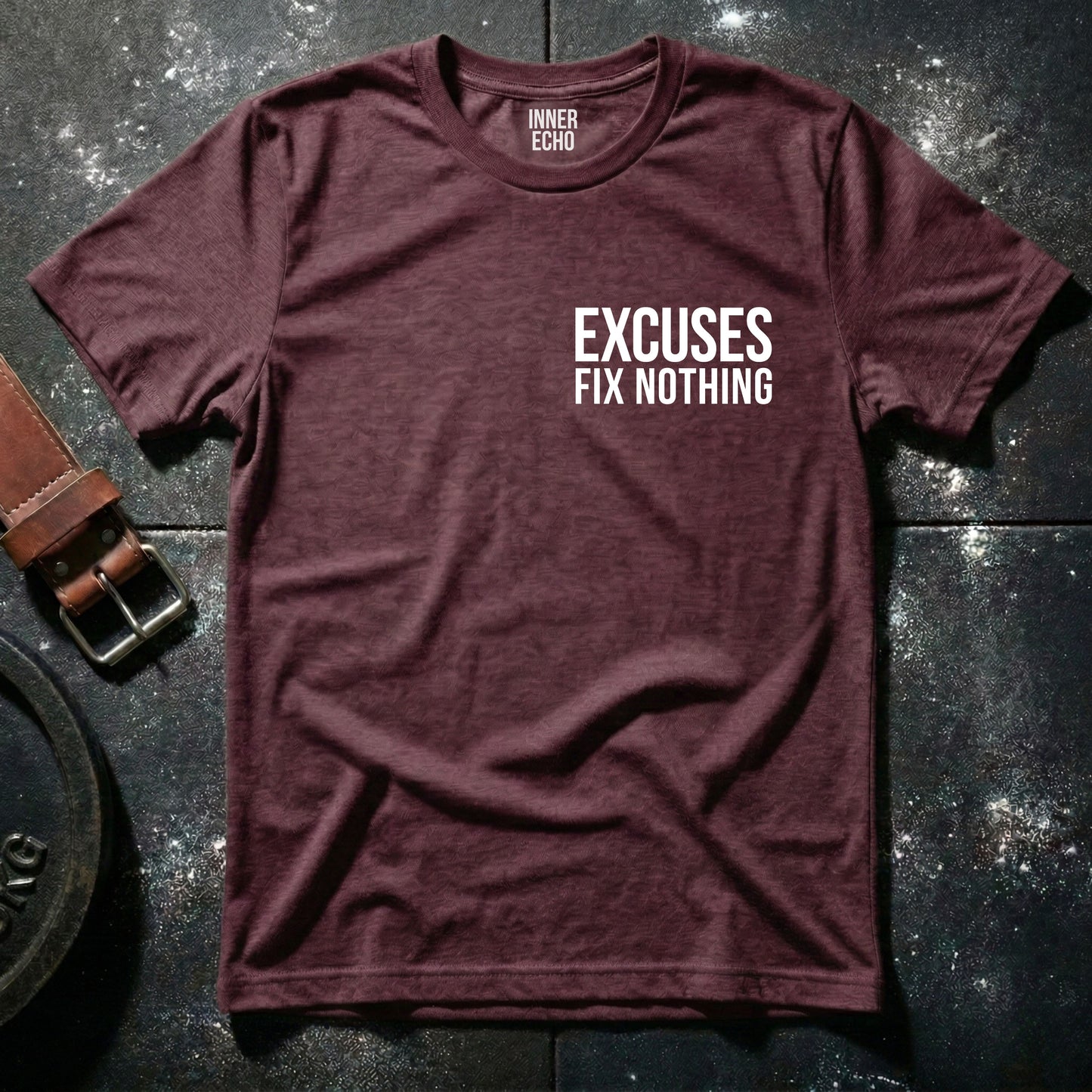 EXCUSES Chest Pocket — T-Shirt