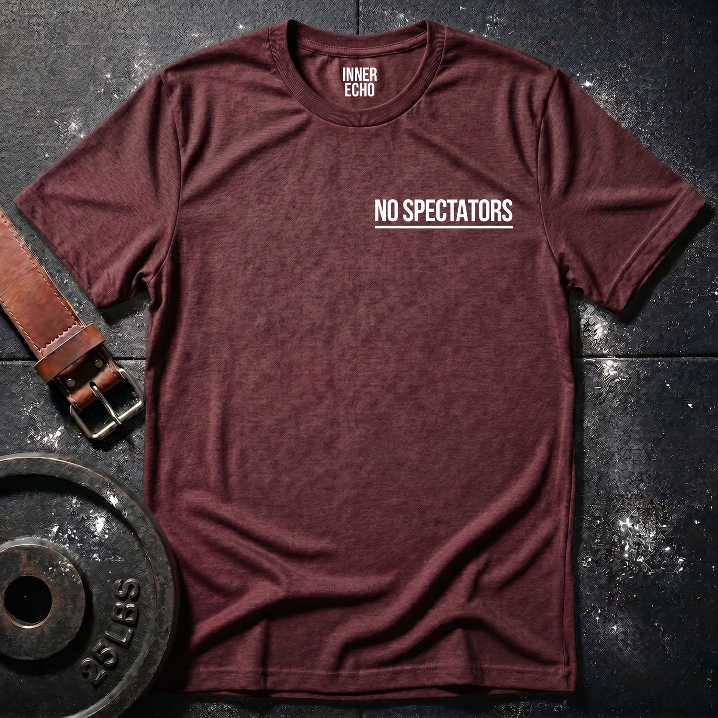 NO SPECTATORS Chest Pocket — Tee