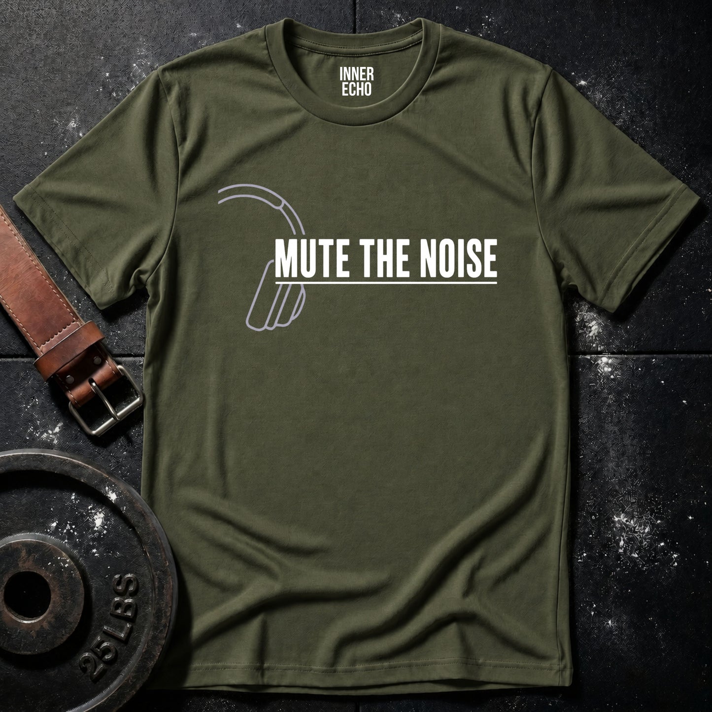 MUTE THE NOISE Headphones — Tee