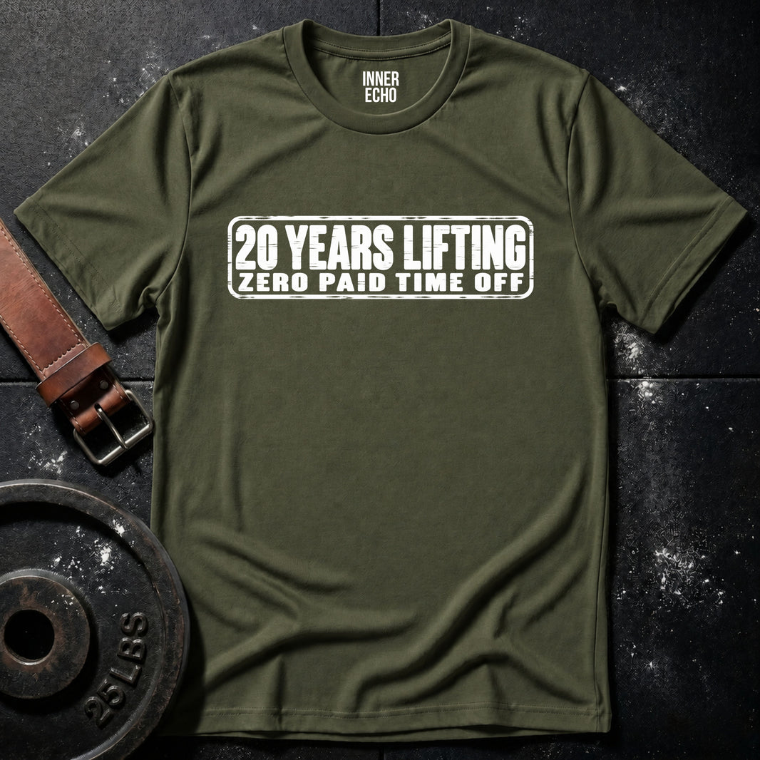 20 YEARS LIFTING — T-Shirt
