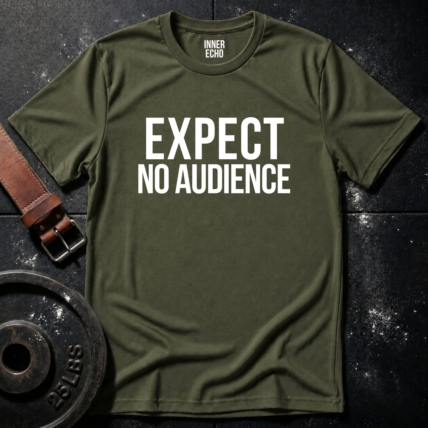 EXPECT NO AUDIENCE — Tee