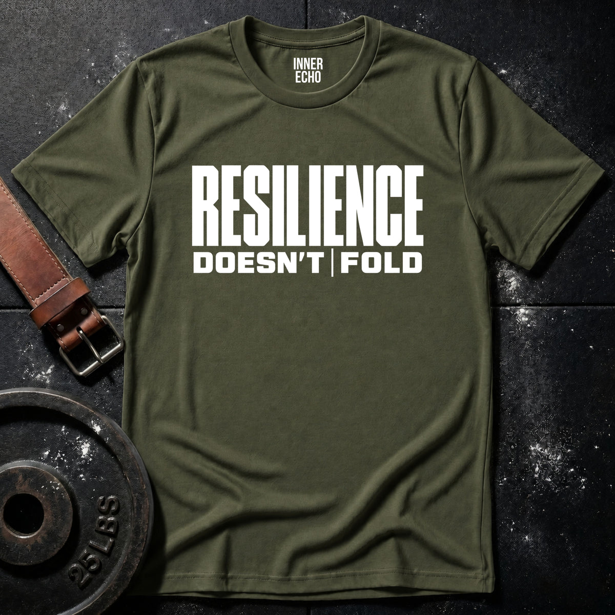 RESILIENCE DOESN’T FOLD — T-Shirt