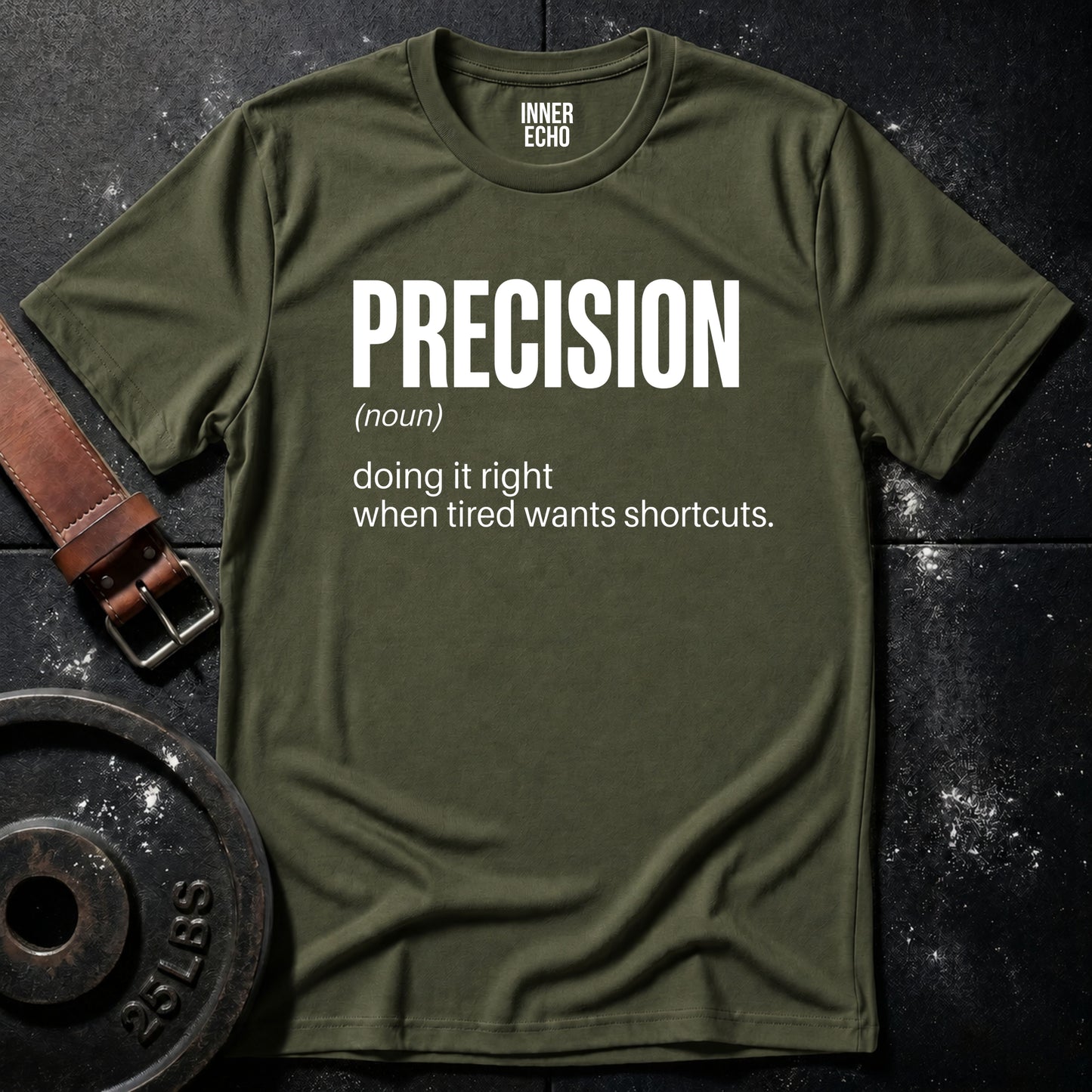 PRECISION (noun) — Tee
