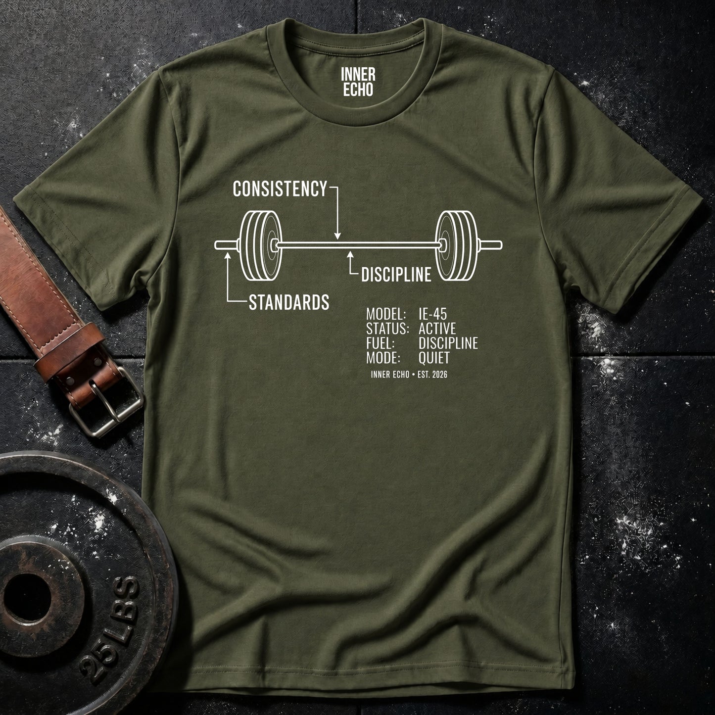 Training Blueprint Barbell — Tee
