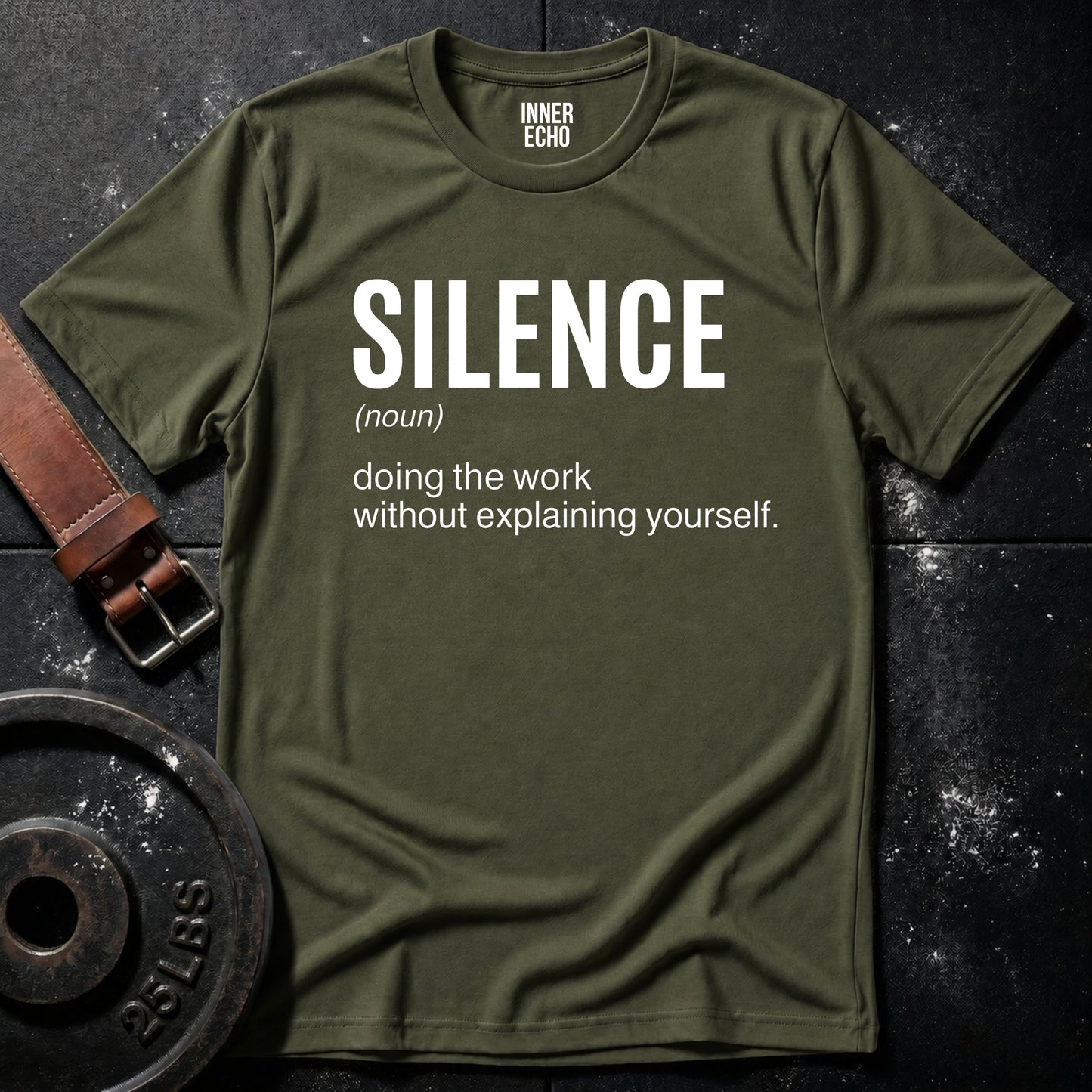 SILENCE (noun) — Tee