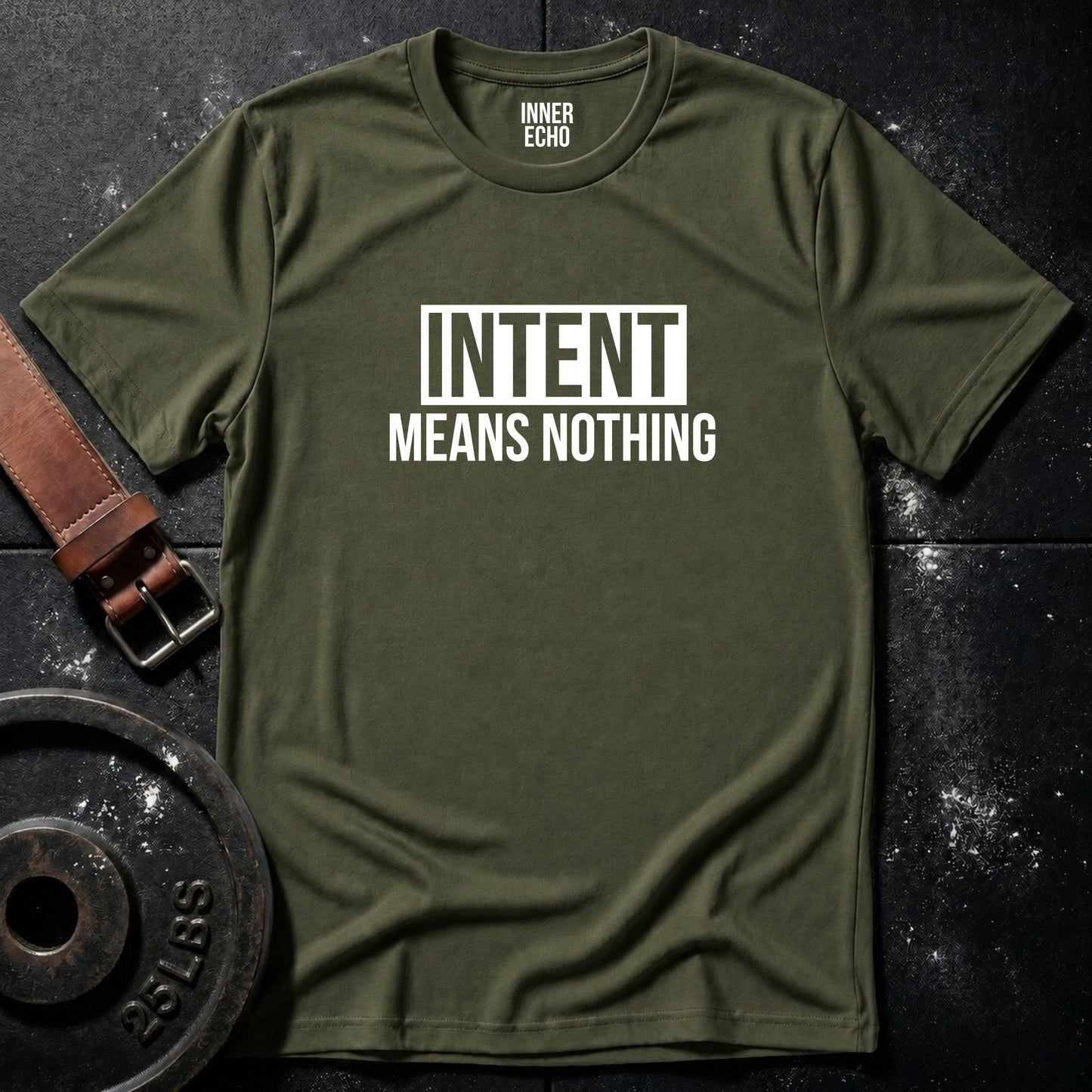 INTENT Stripe — Tee