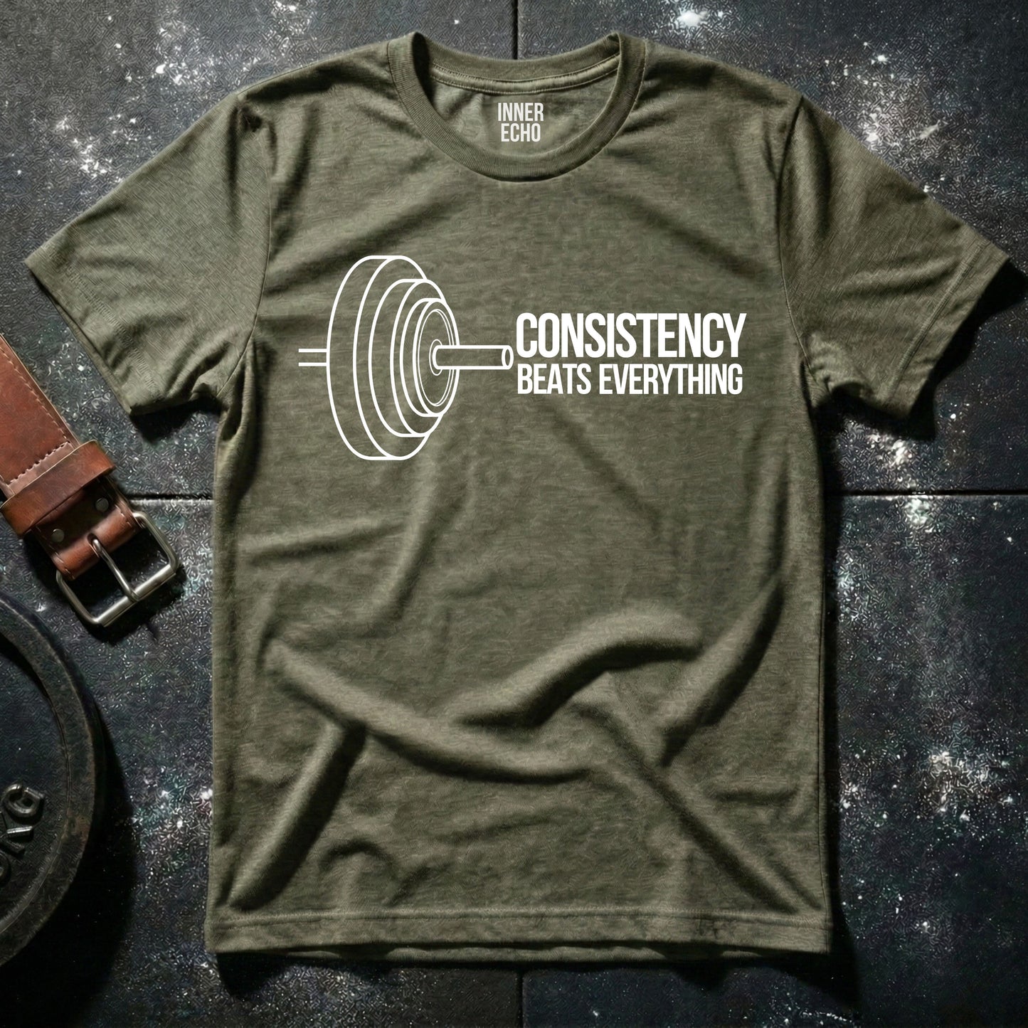 CONSISTENCY BARBELL — T-Shirt