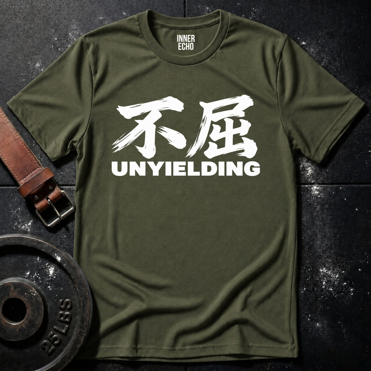 UNYIELDING Kanji — T-Shirt