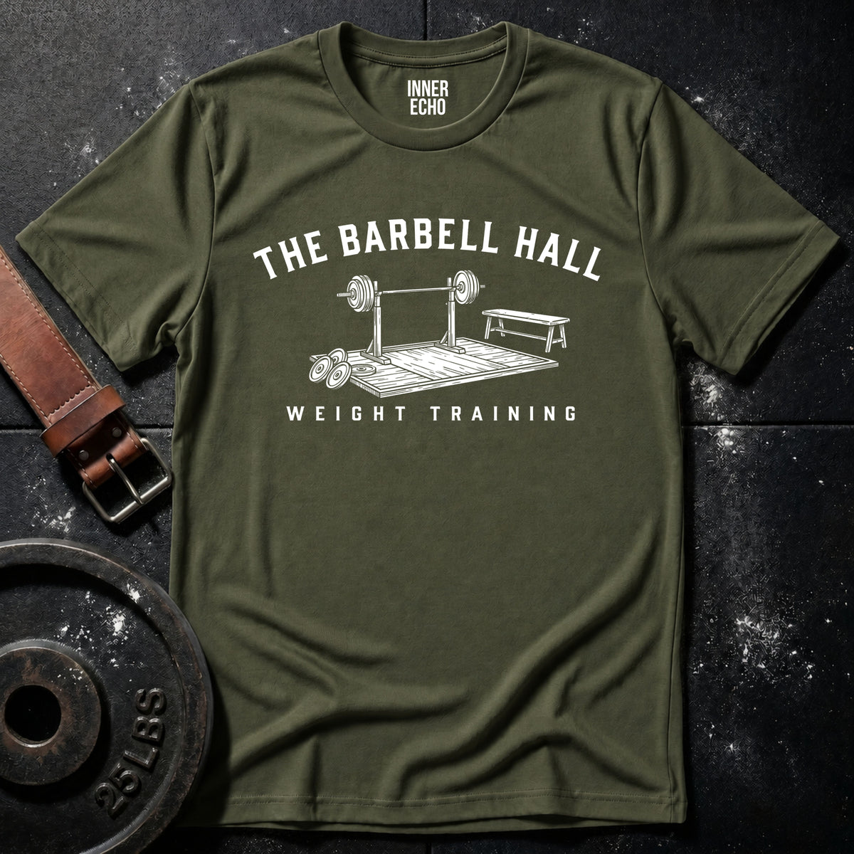 THE BARBELL HALL — T-Shirt