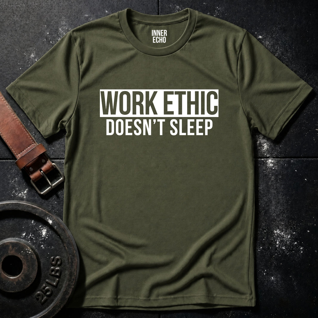 WORK ETHIC Stripe — T-Shirt