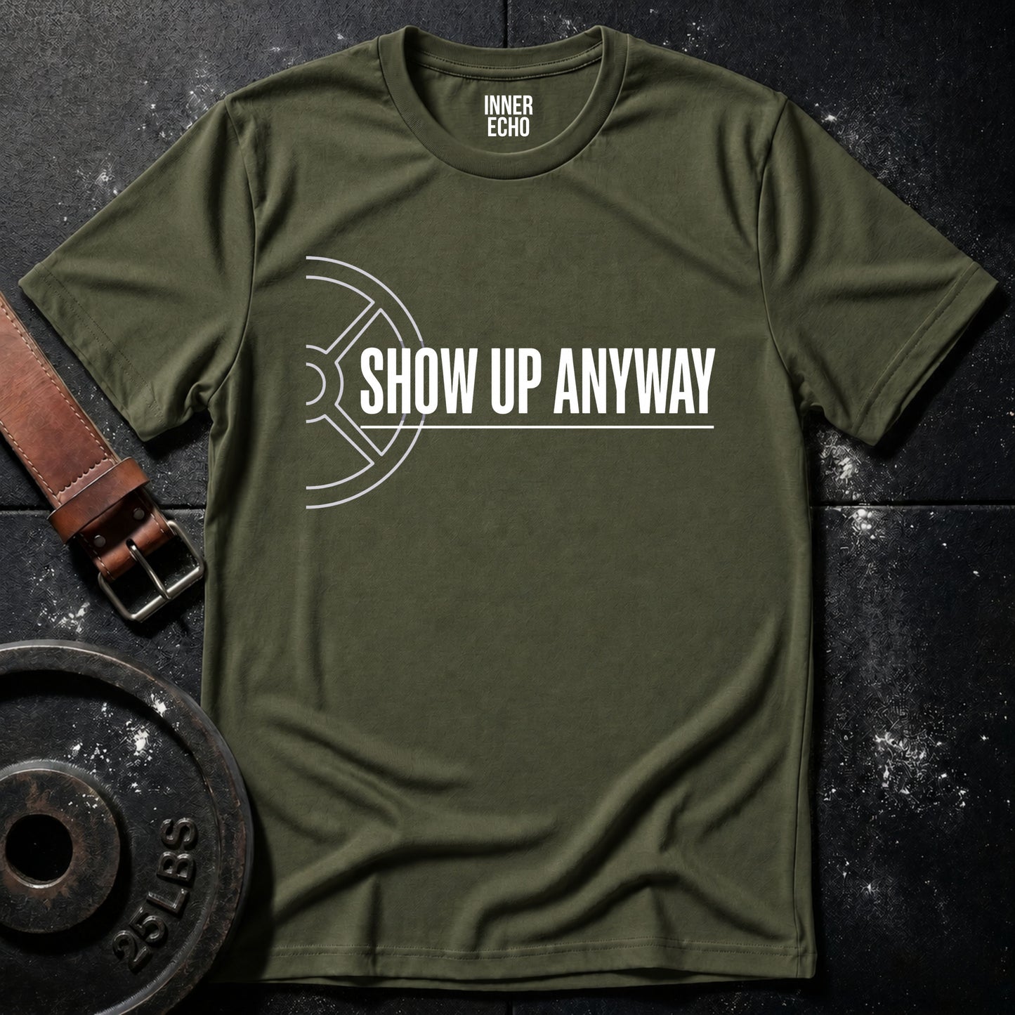 SHOW UP Plate — T-Shirt