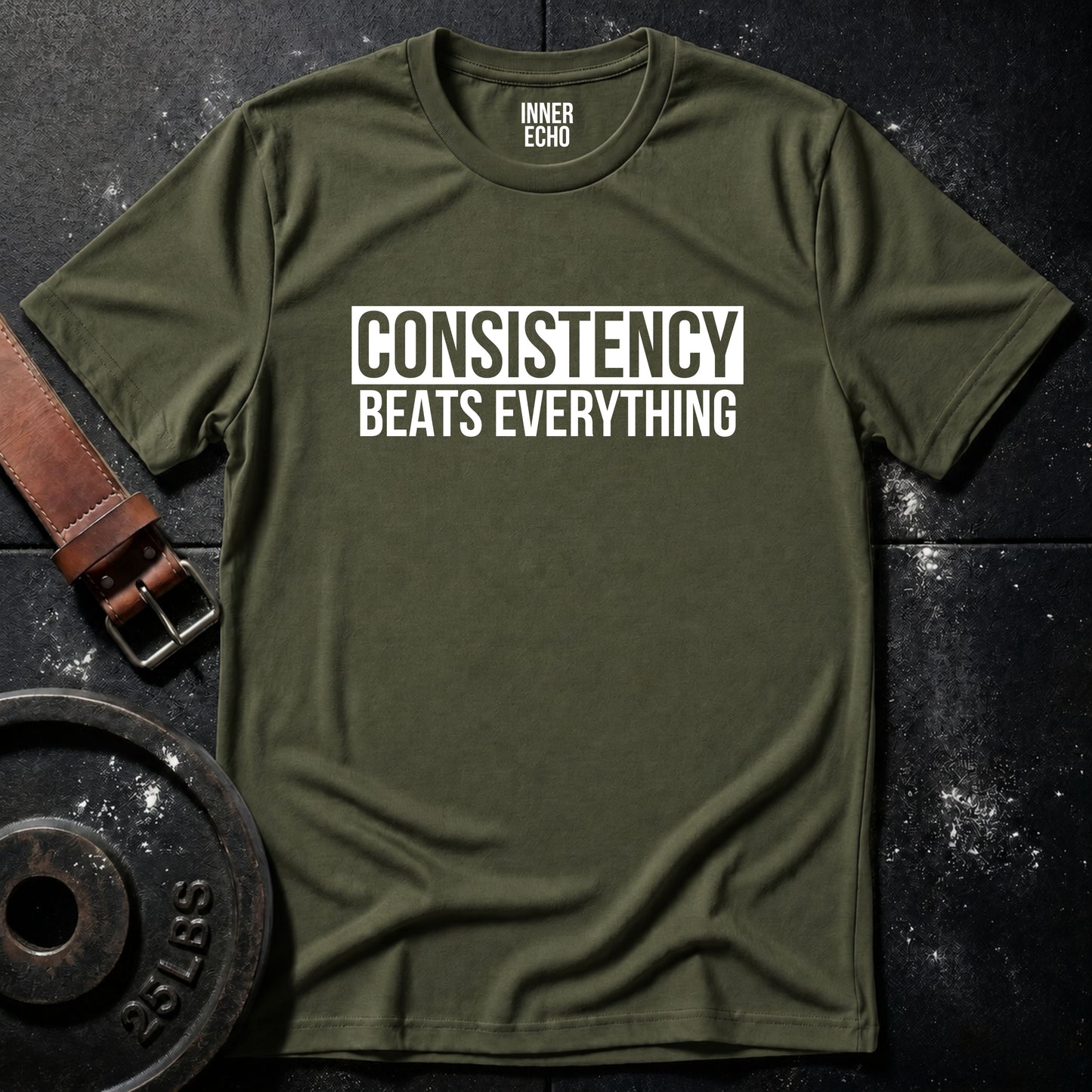 CONSISTENCY Stripe — Tee