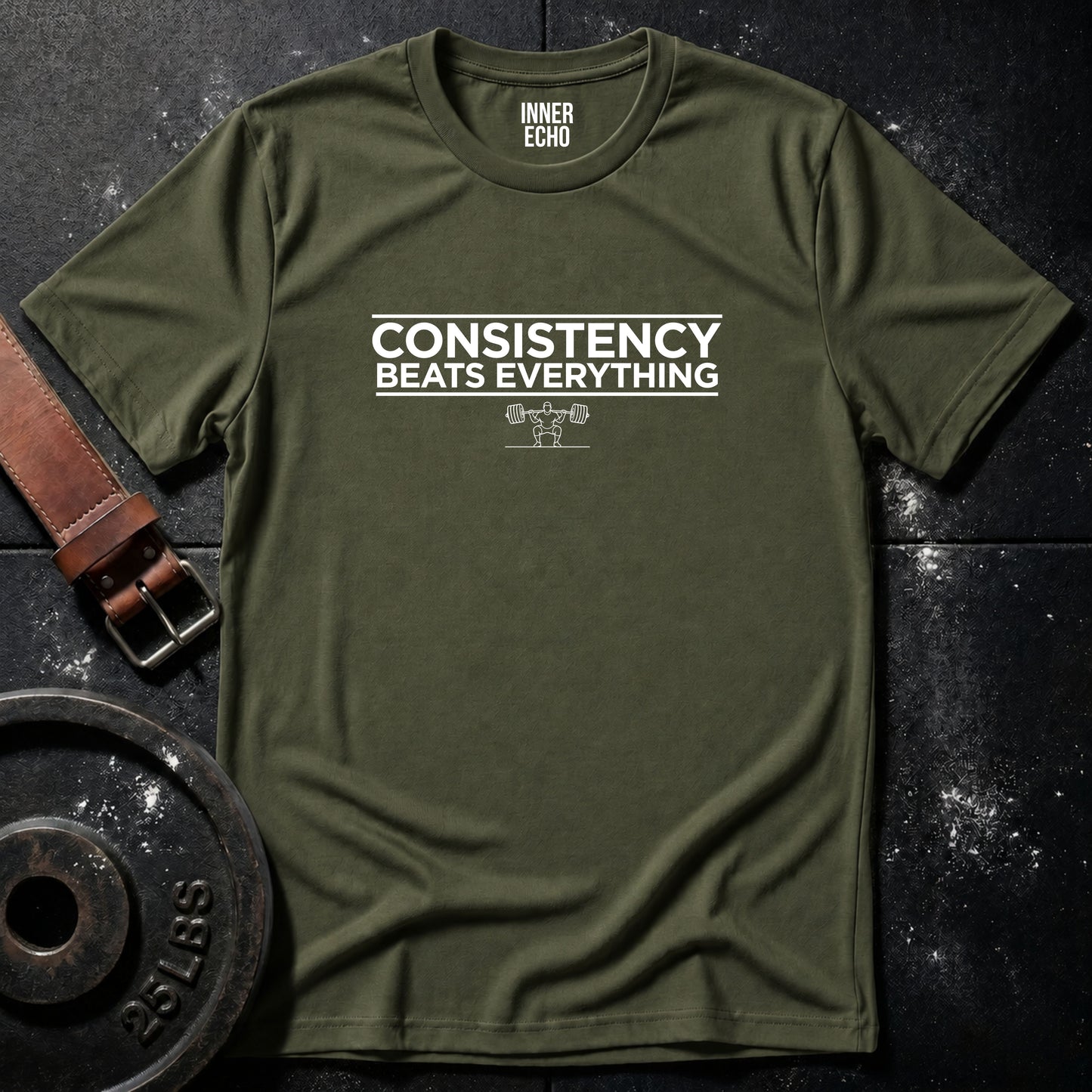 CONSISTENCY BEATS EVERYTHING — Tee