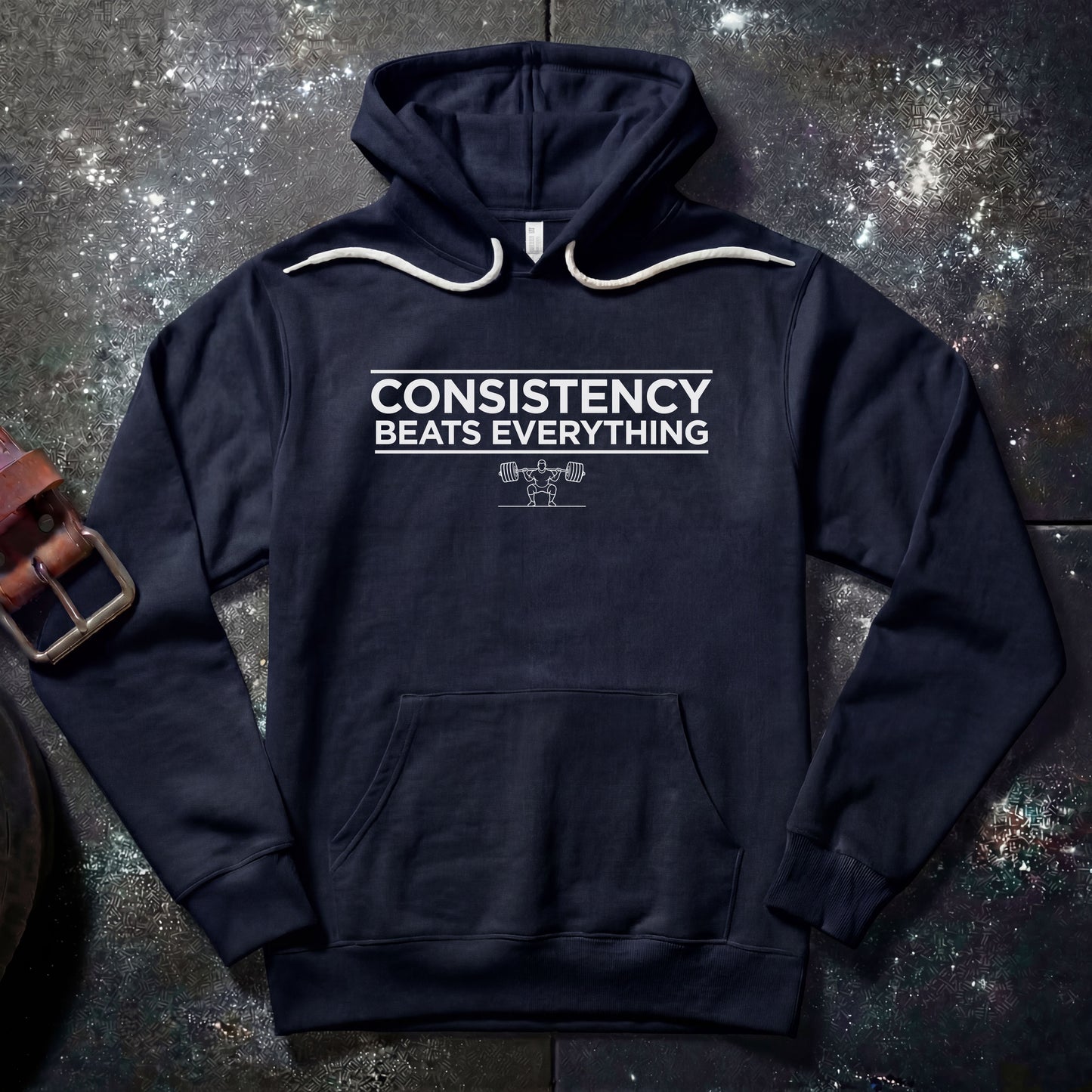 CONSISTENCY BEATS EVERYTHING — Hoodie
