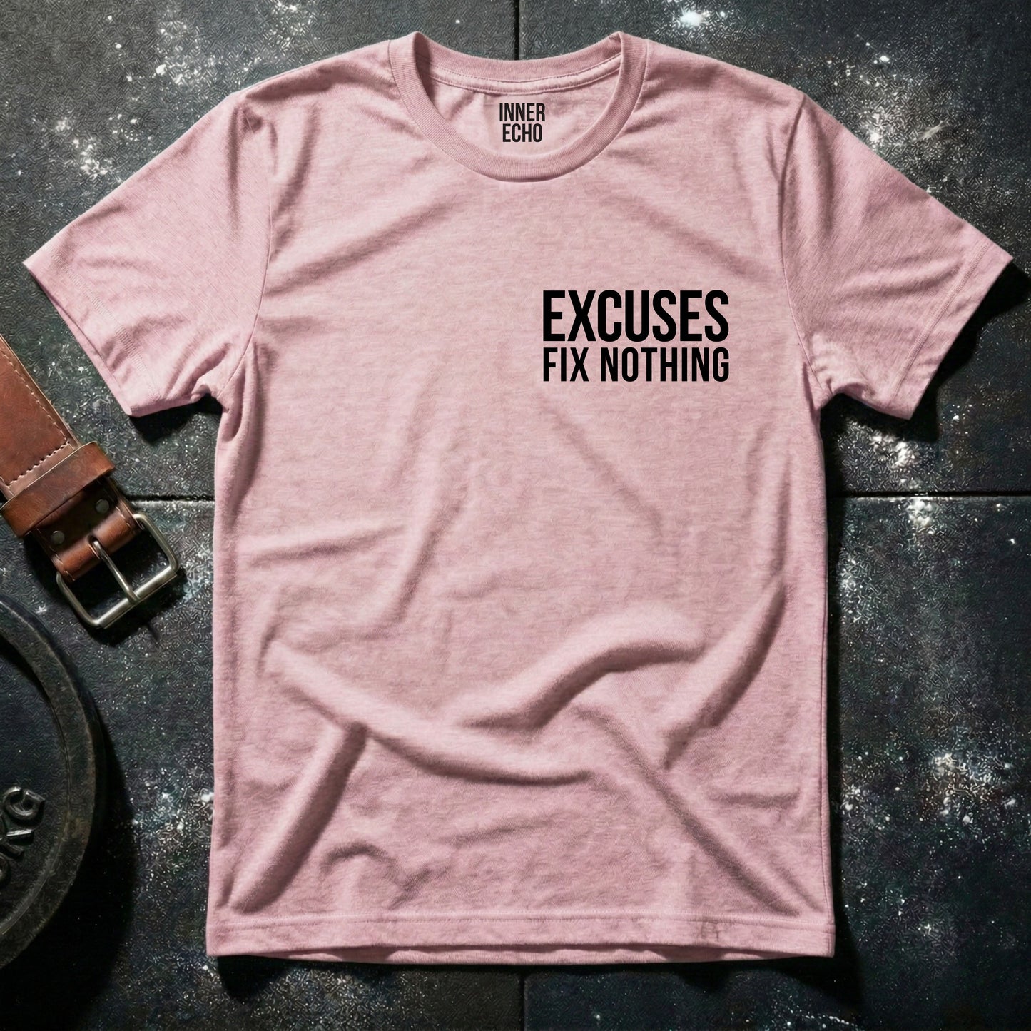 EXCUSES Chest Pocket — T-Shirt