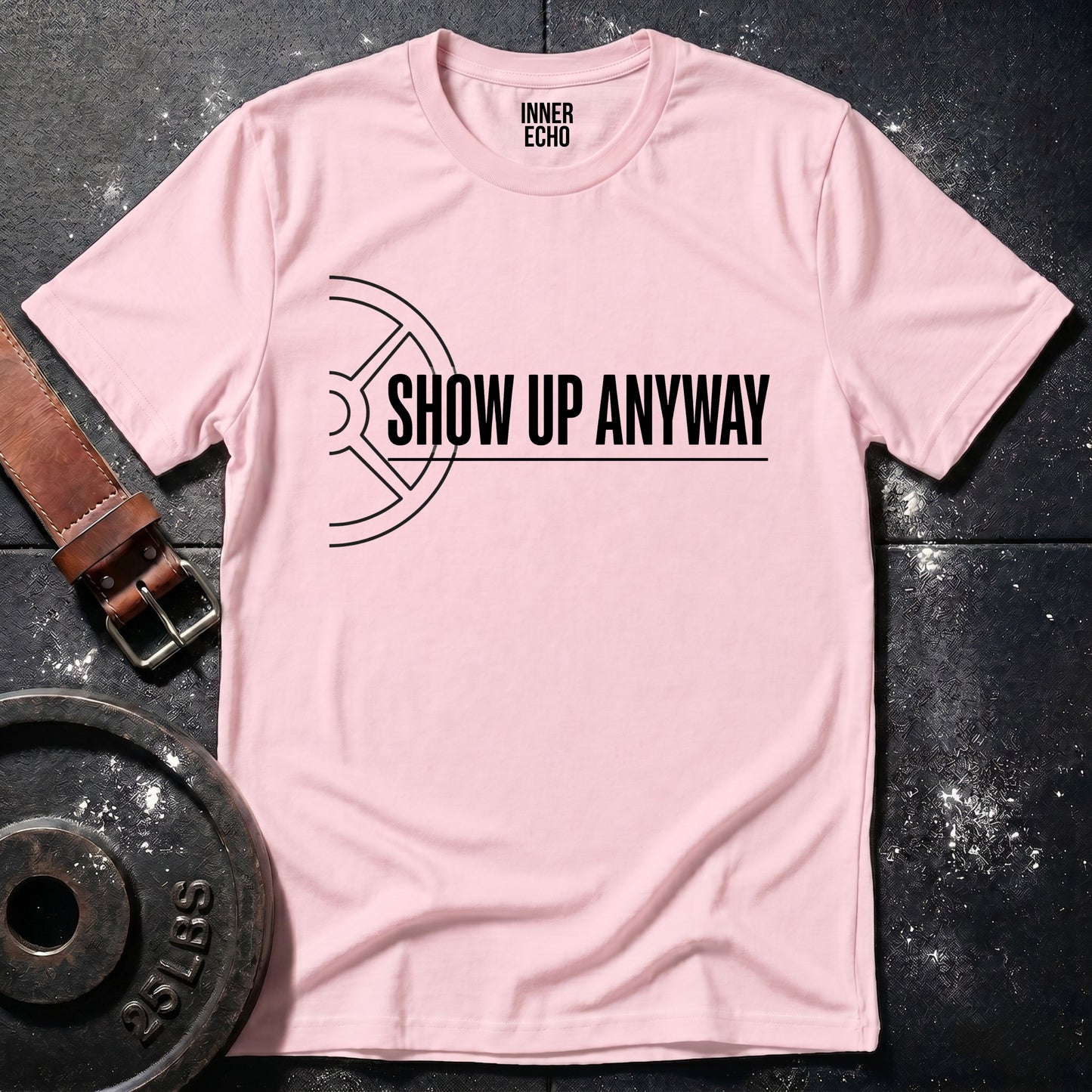 SHOW UP Plate — T-Shirt