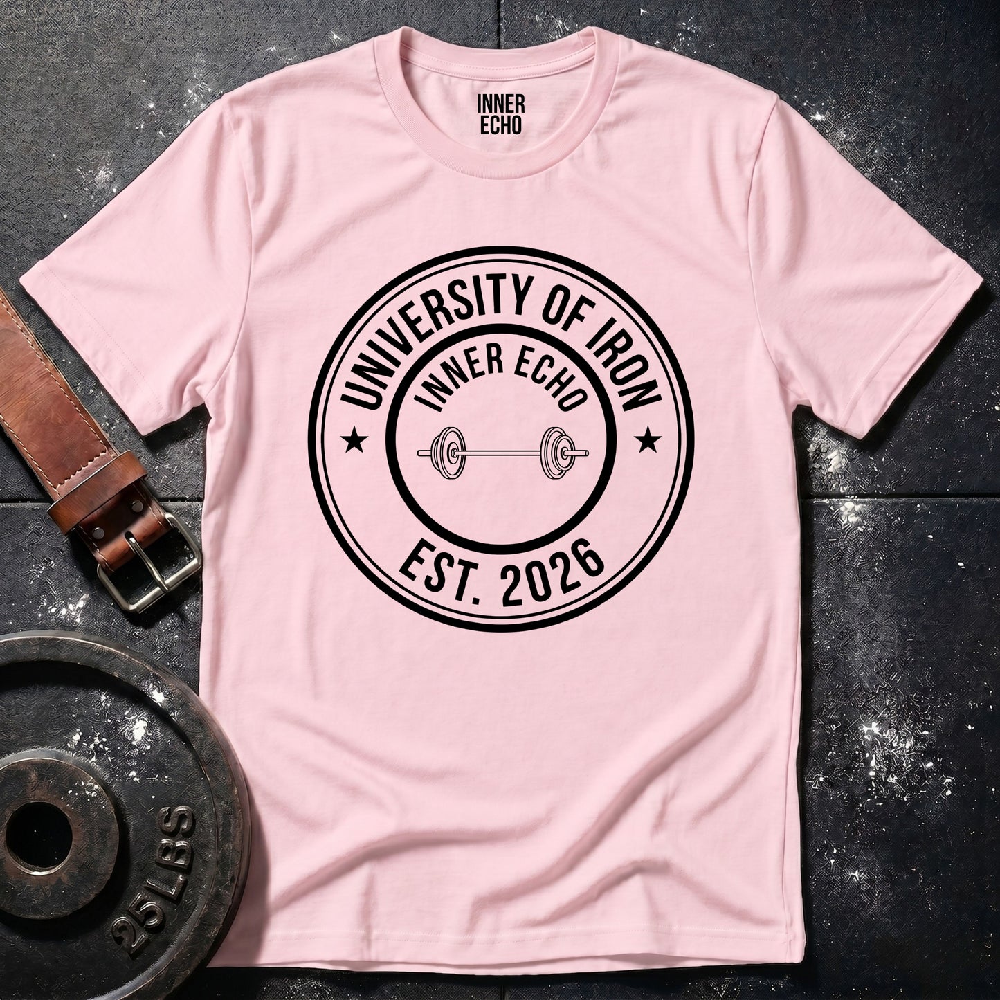 UNIVERSITY OF IRON — Tee