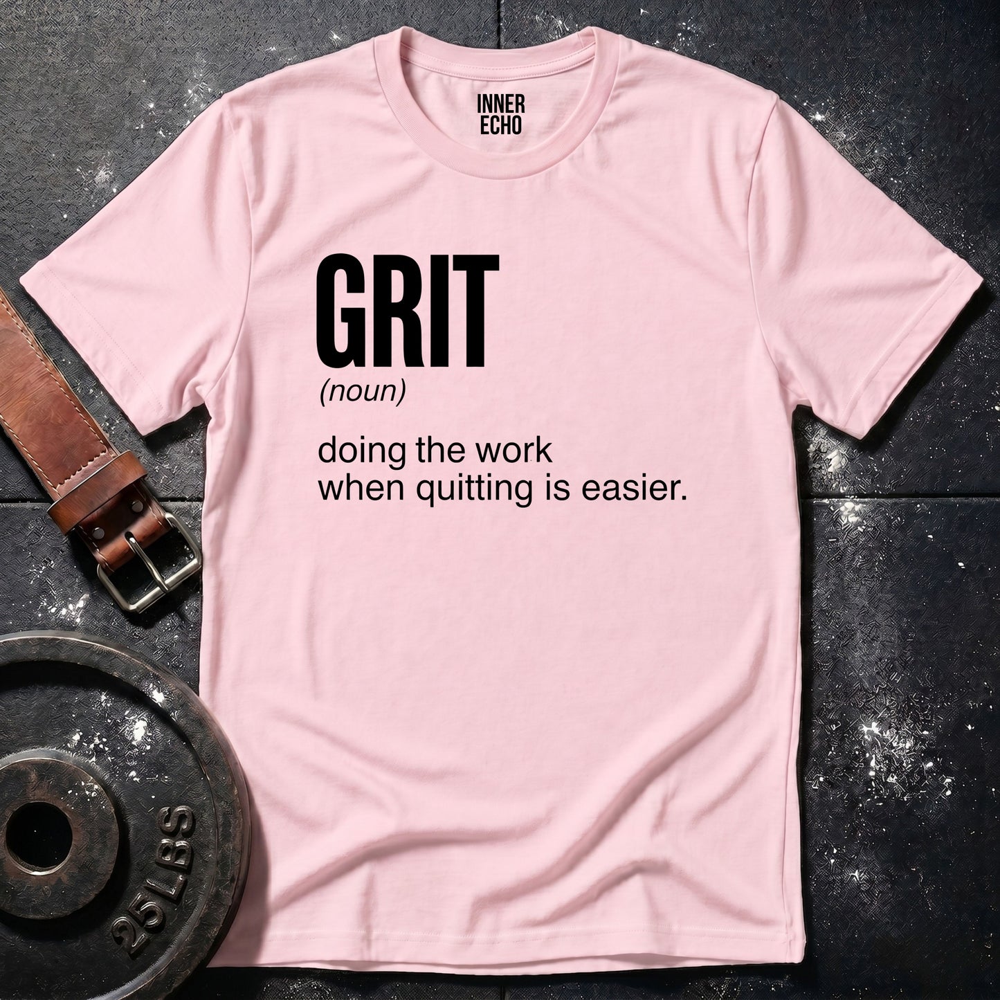 GRIT (noun) — Tee