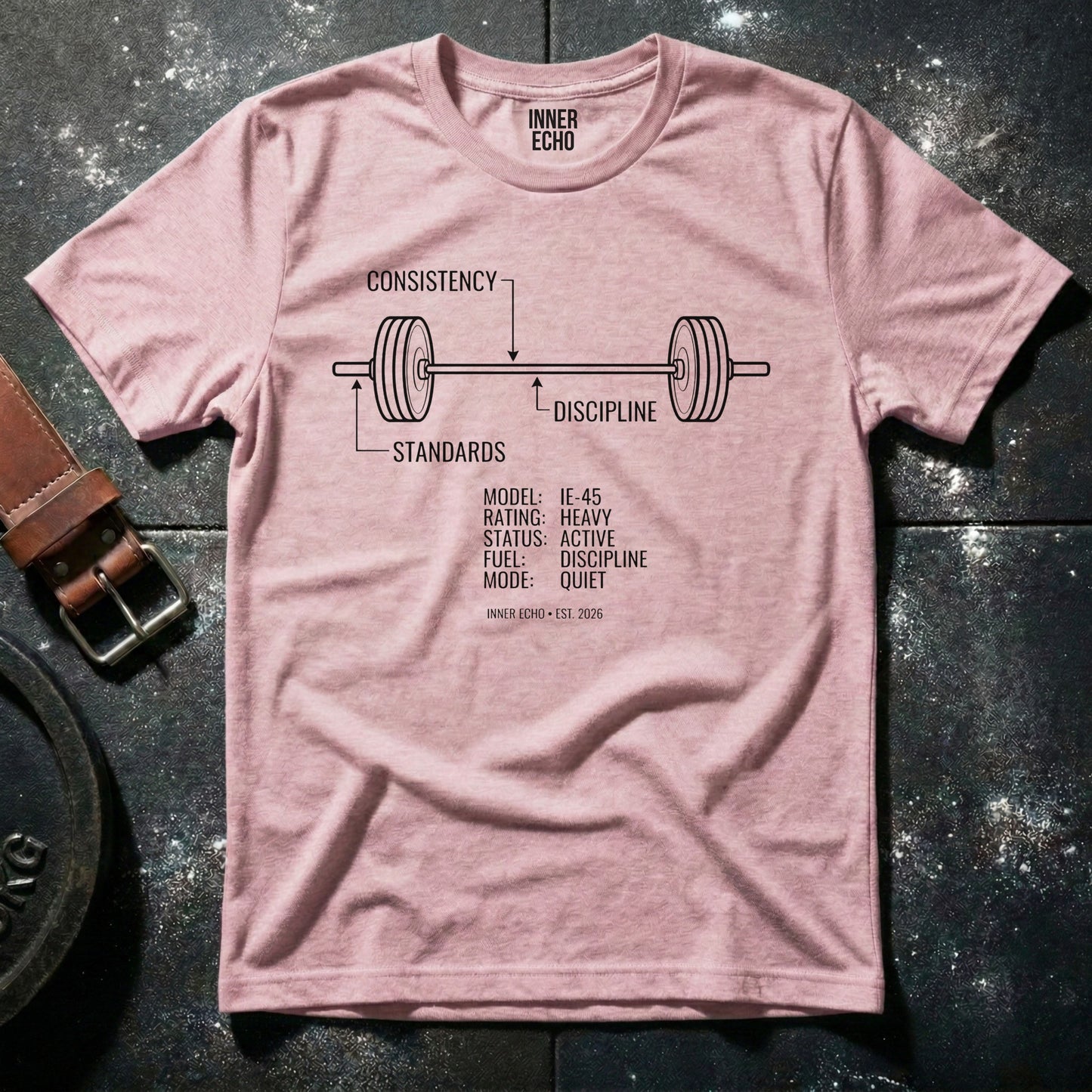 Training Blueprint Barbell — T-Shirt