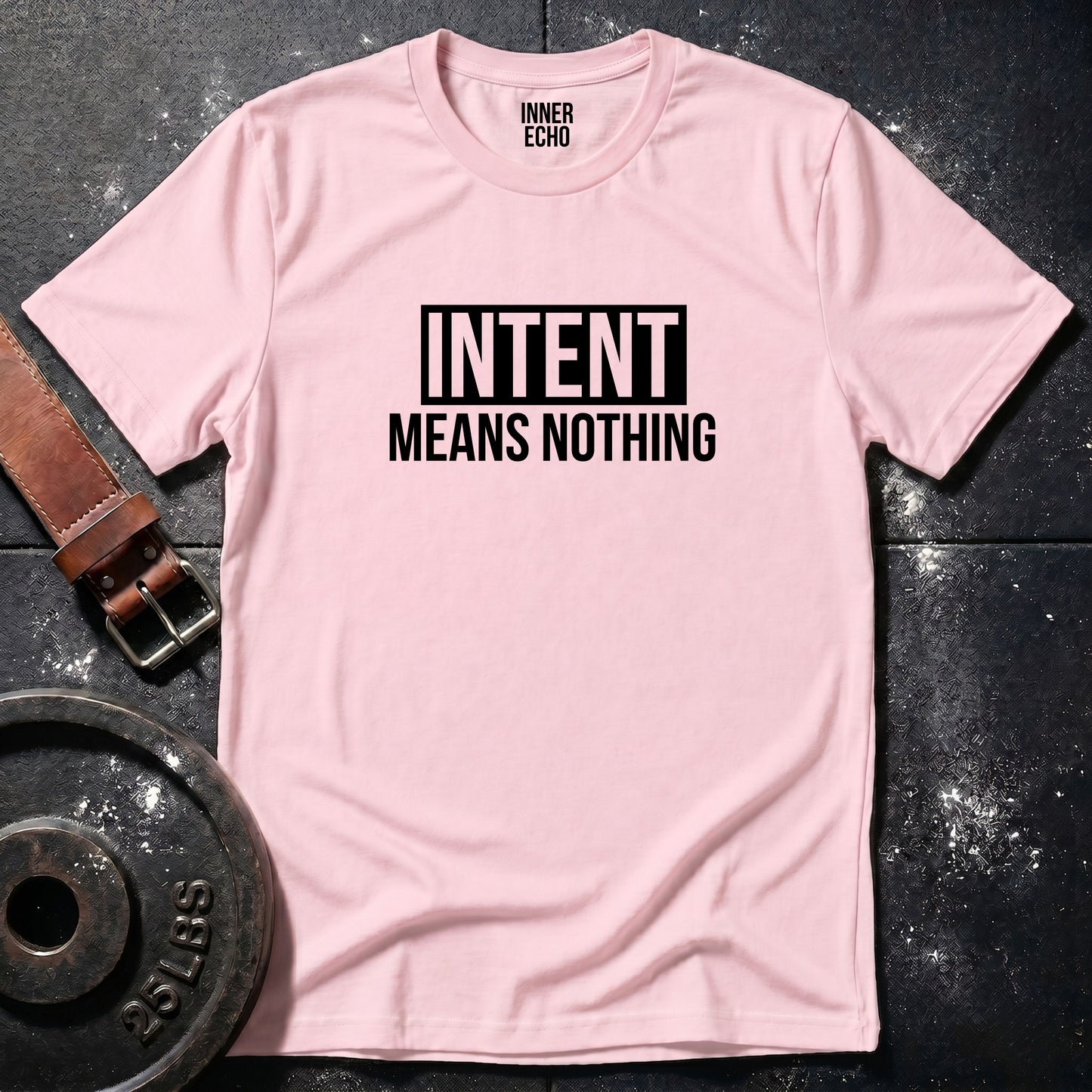 INTENT Stripe — Tee