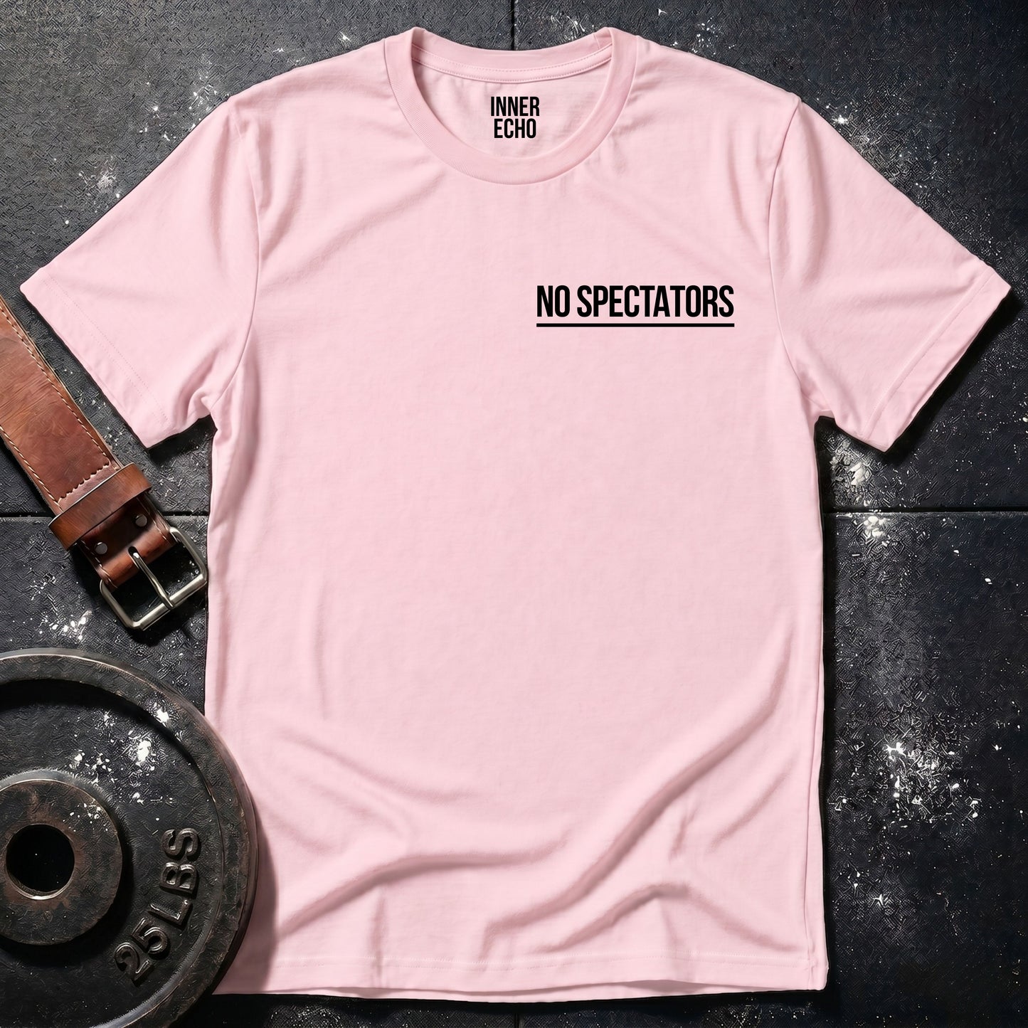 NO SPECTATORS Chest Pocket — Tee
