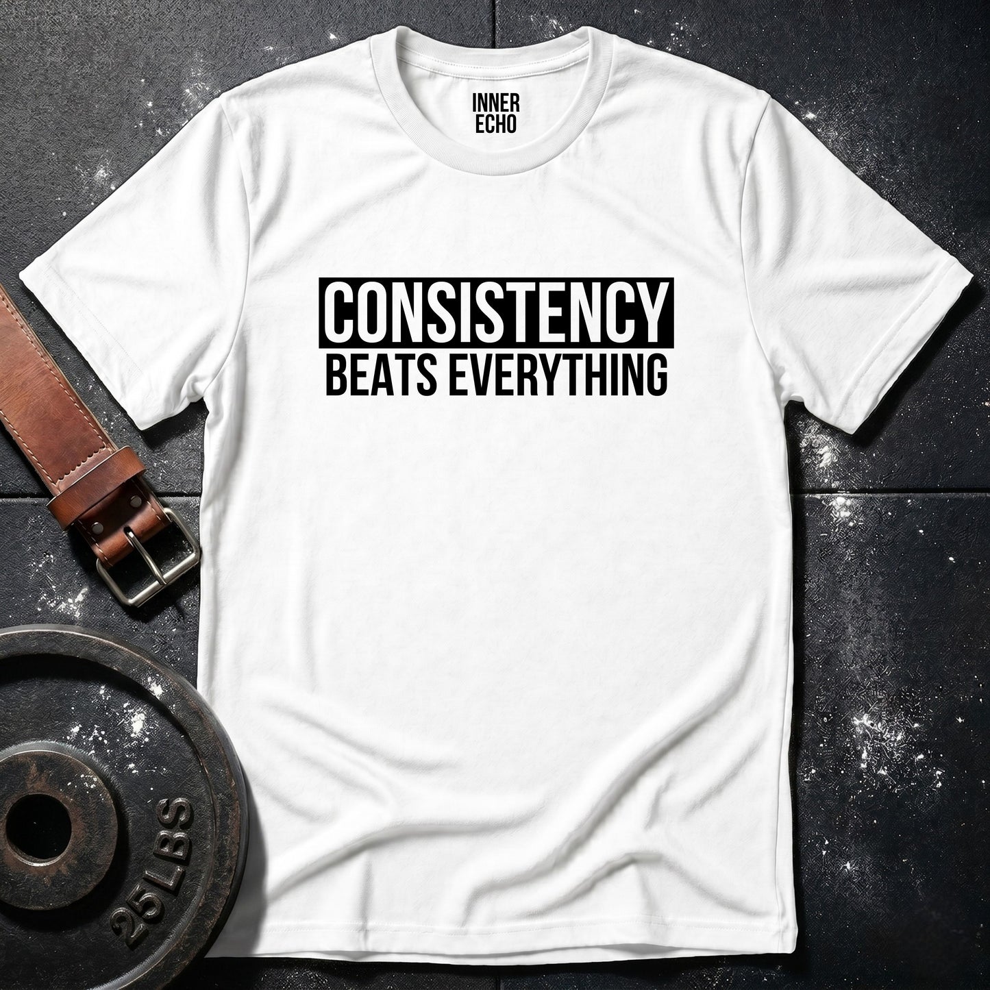 CONSISTENCY Stripe — Tee
