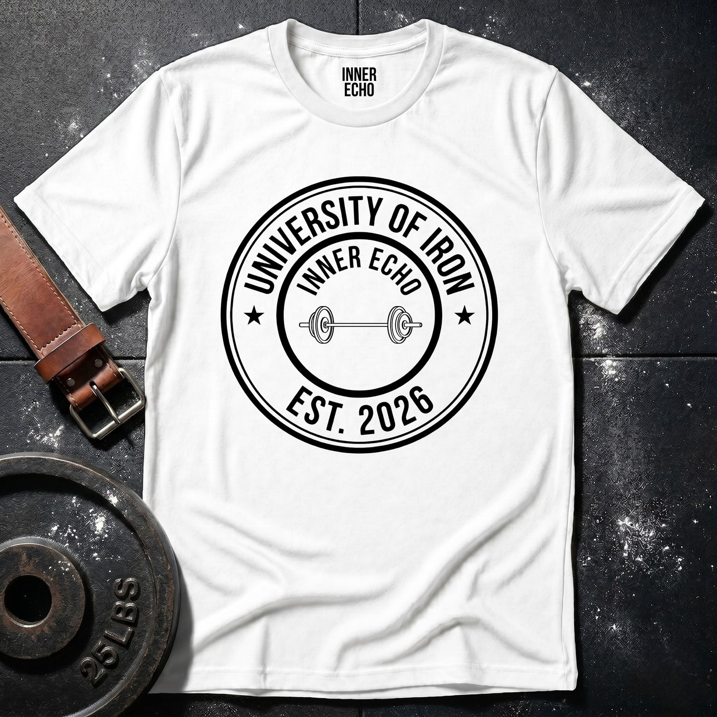 UNIVERSITY OF IRON — Tee