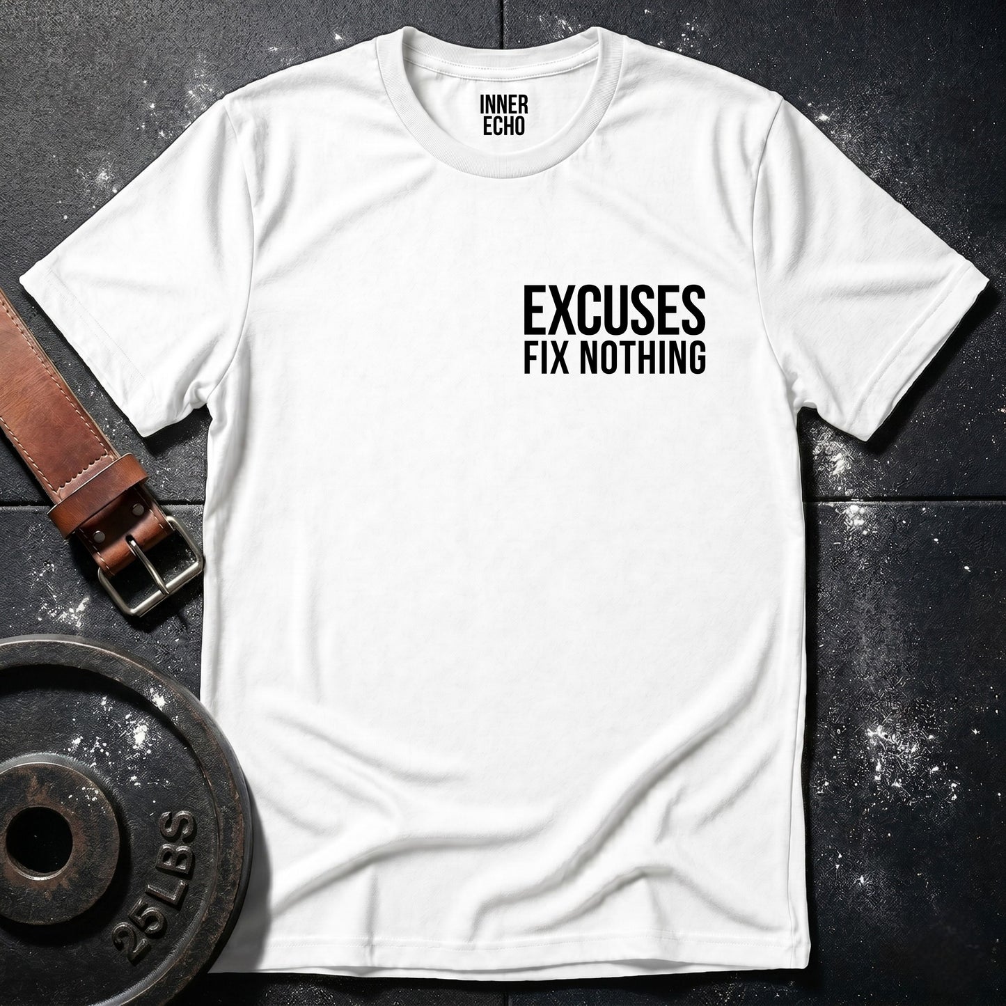 EXCUSES Chest Pocket — Tee