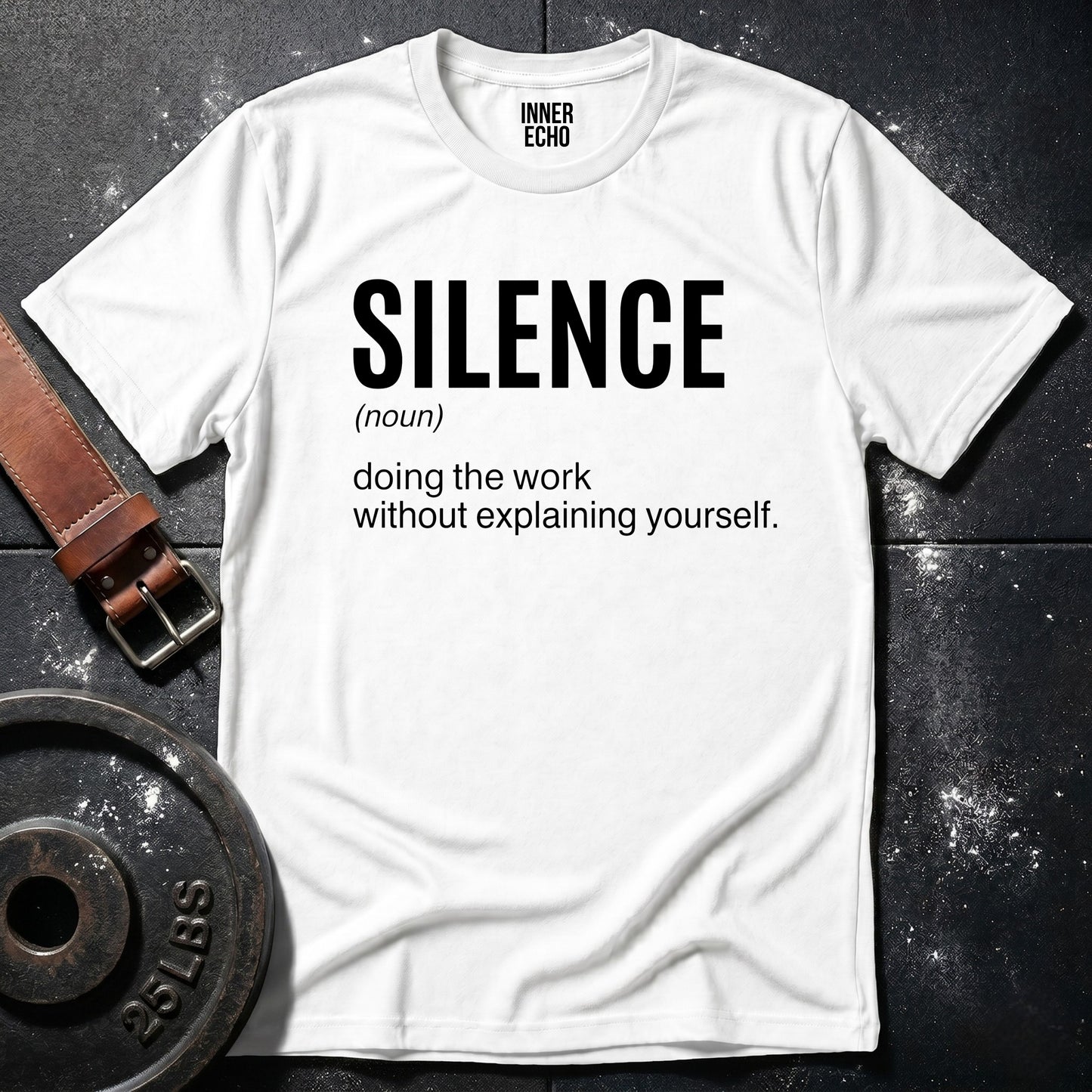 SILENCE (noun) — Tee